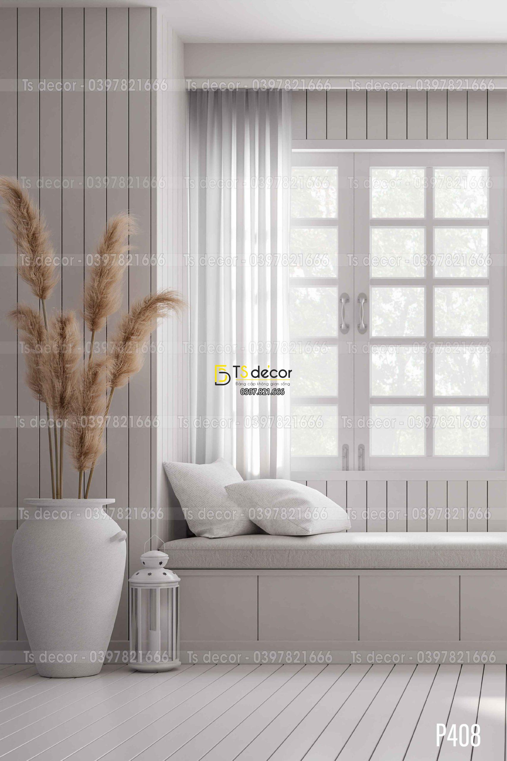 Phông Nền Livestream Chụp Ảnh Giả Cửa Sổ 3D 5D Mã P408