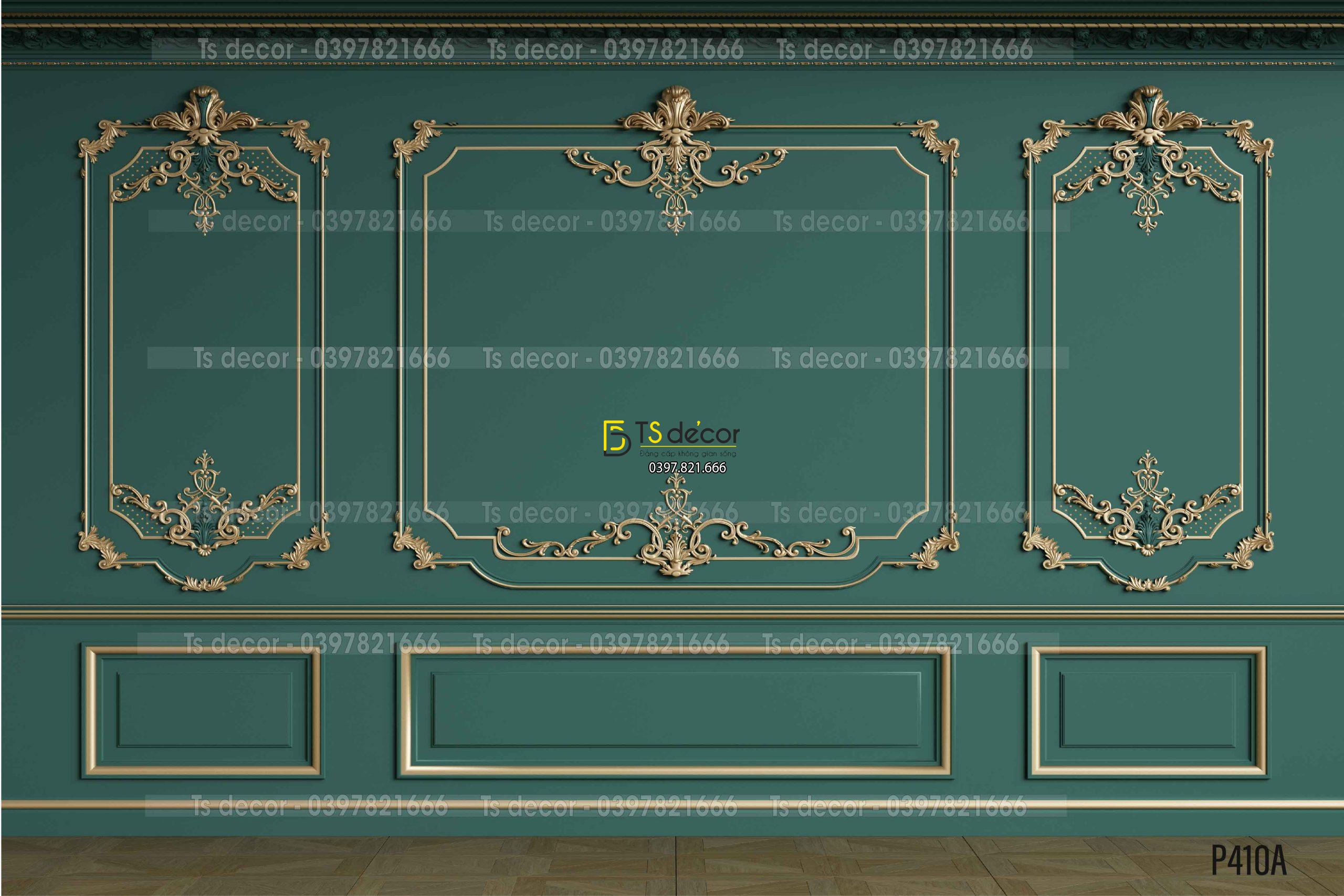 Phông Nền Livestream Chụp Ảnh Phào Chỉ Tân Cổ Điển 3D 5D Mã P410