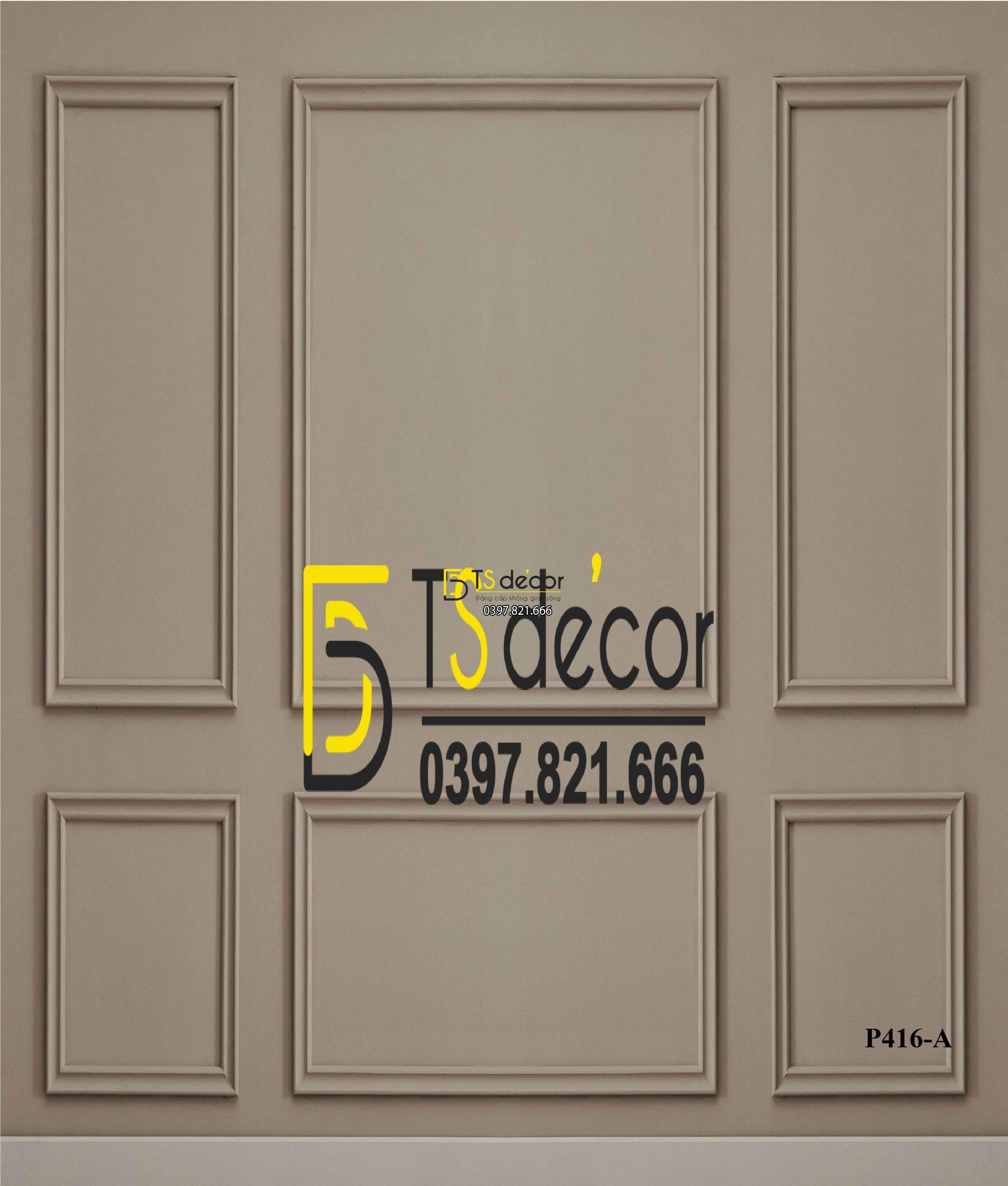 Phông Nền Livestream Chụp Ảnh Giả Tường Phào Chỉ 3D 5D Mã P416A