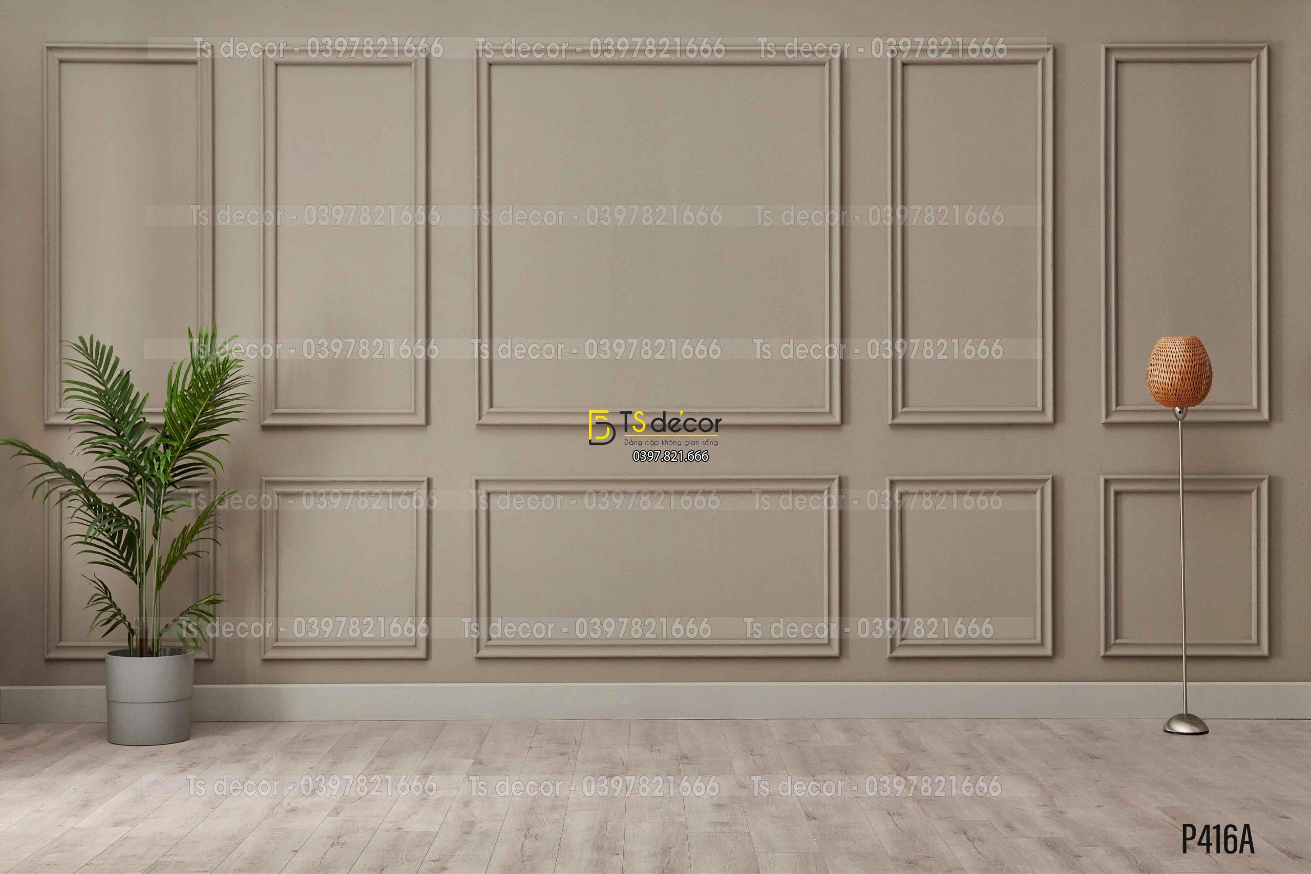 Phông Nền Livestream Chụp Ảnh Giả Tường Phào Chỉ 3D 5D Mã P416