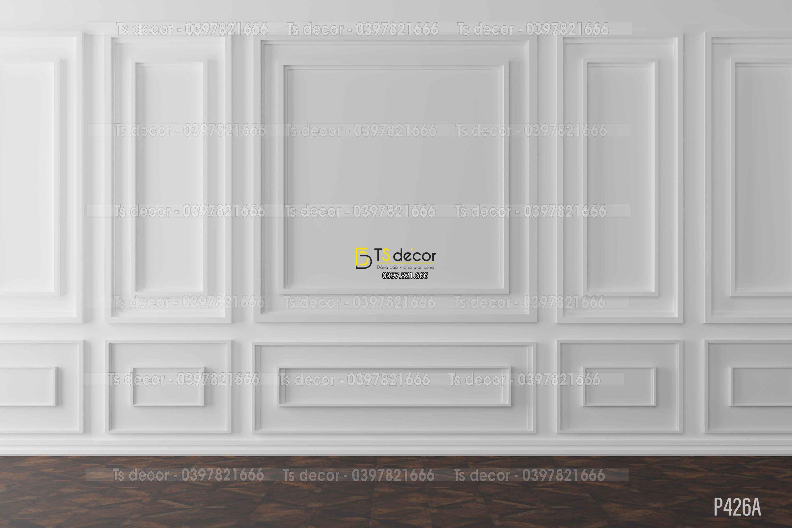 Phông Nền Livestream Chụp Ảnh Tường Phào Chỉ 3D 5D Mã P426