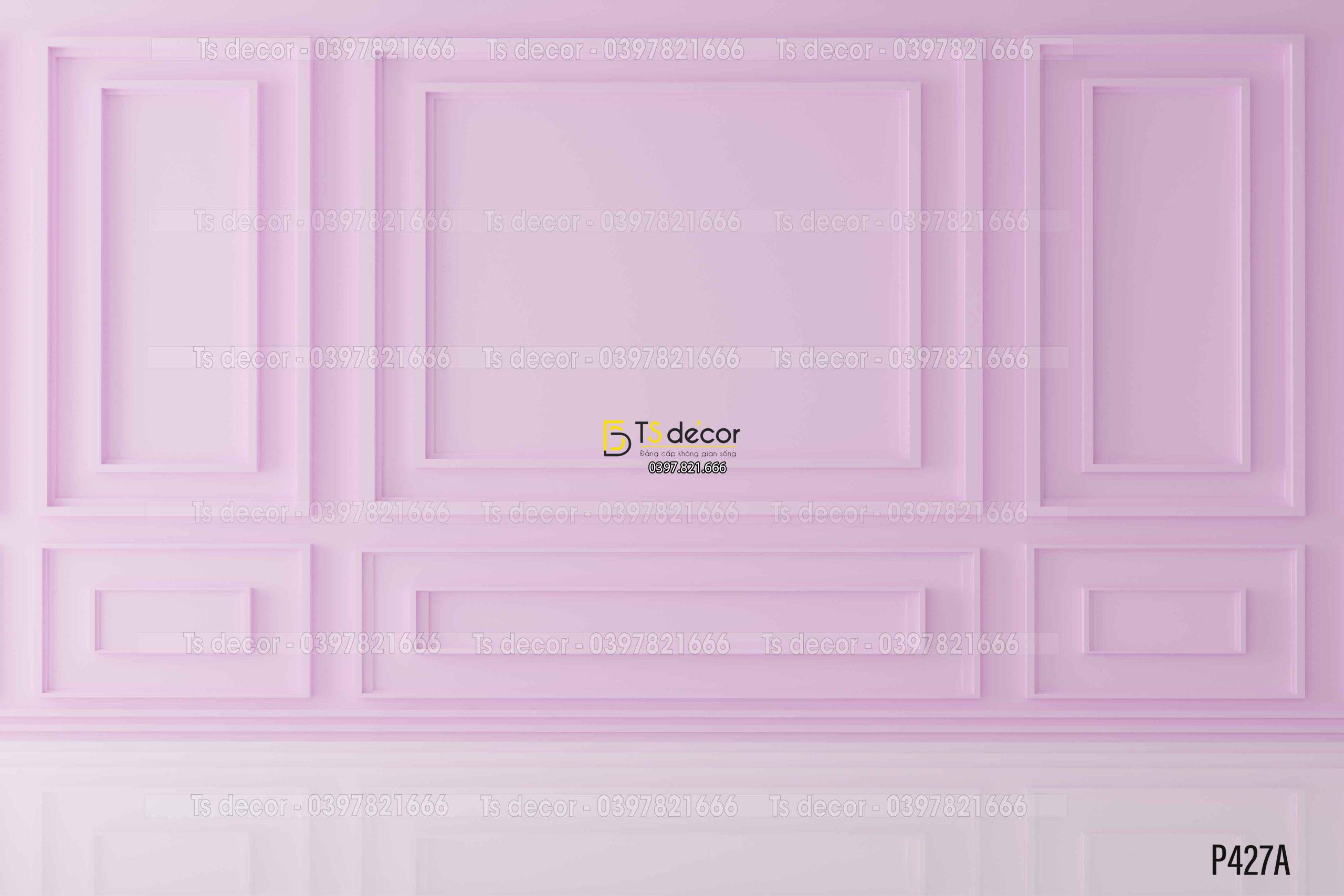 Phông Nền Livestream Chụp Ảnh Tường Phào Chỉ 3D 5D Mã P427