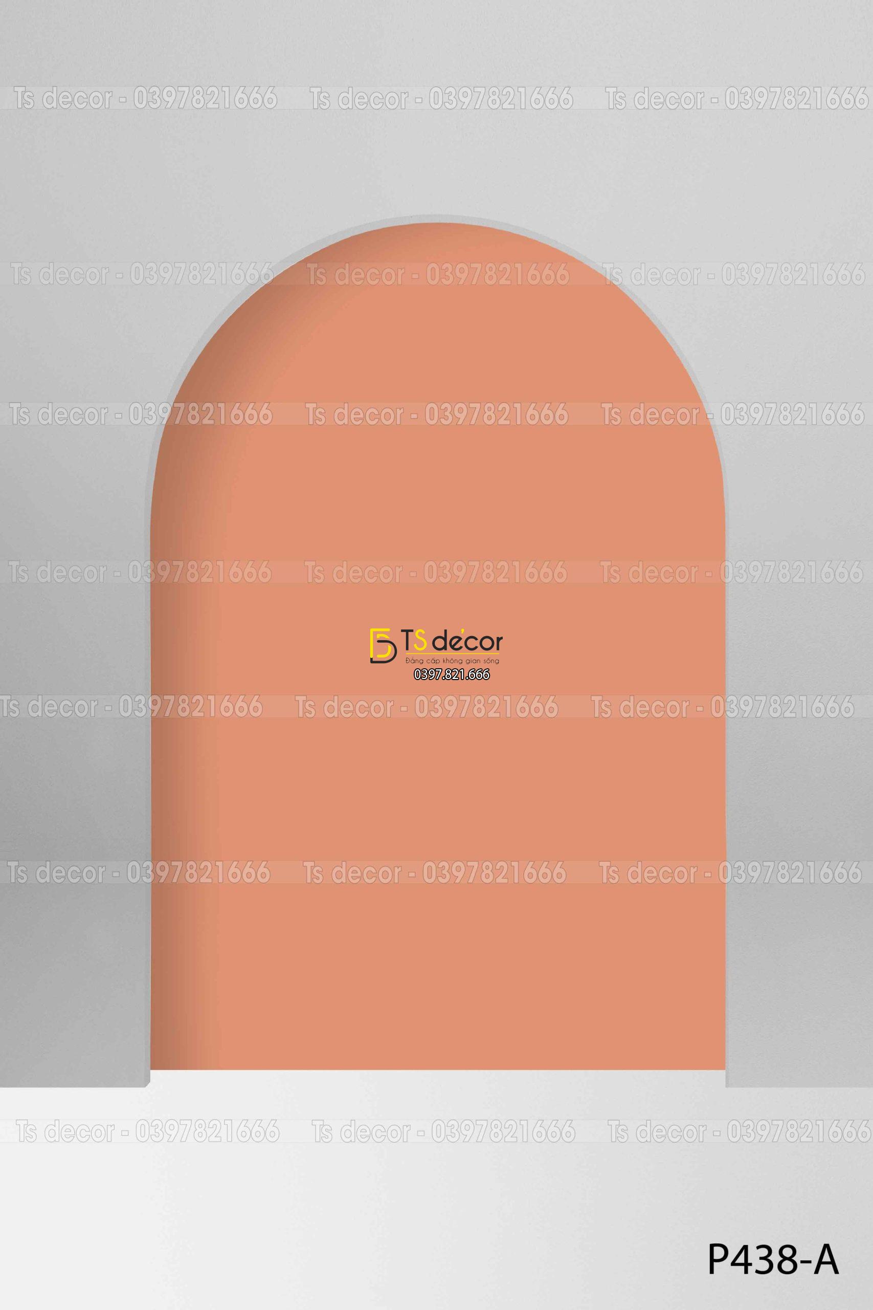 Phông Nền Livestream Chụp Ảnh Cổng Vòm Hiện Đại 3D 5D Mã P438A