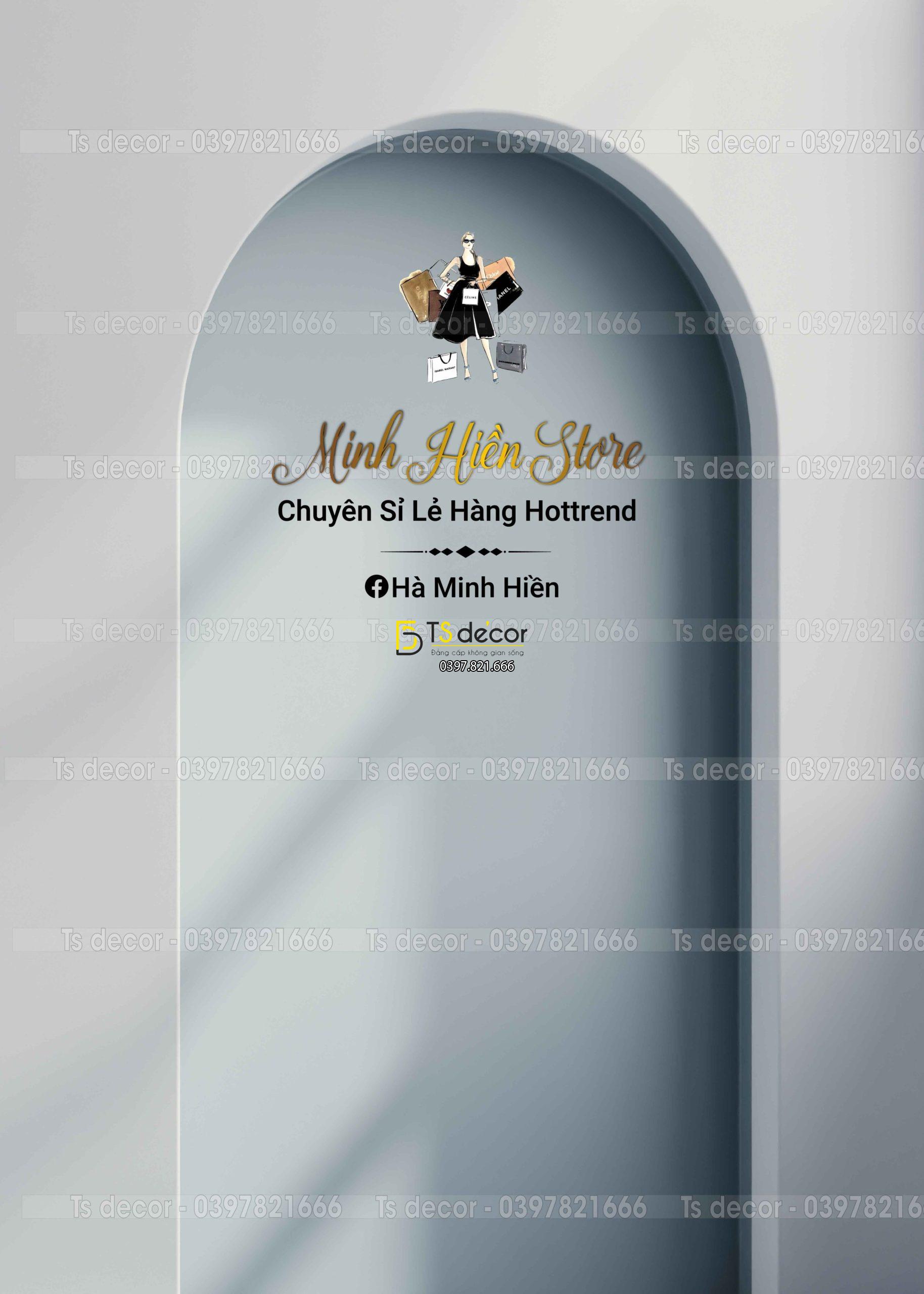 Phông Nền Livestream Chụp Ảnh Cổng Vòm Hiện Đại 3D 5D Mã P439