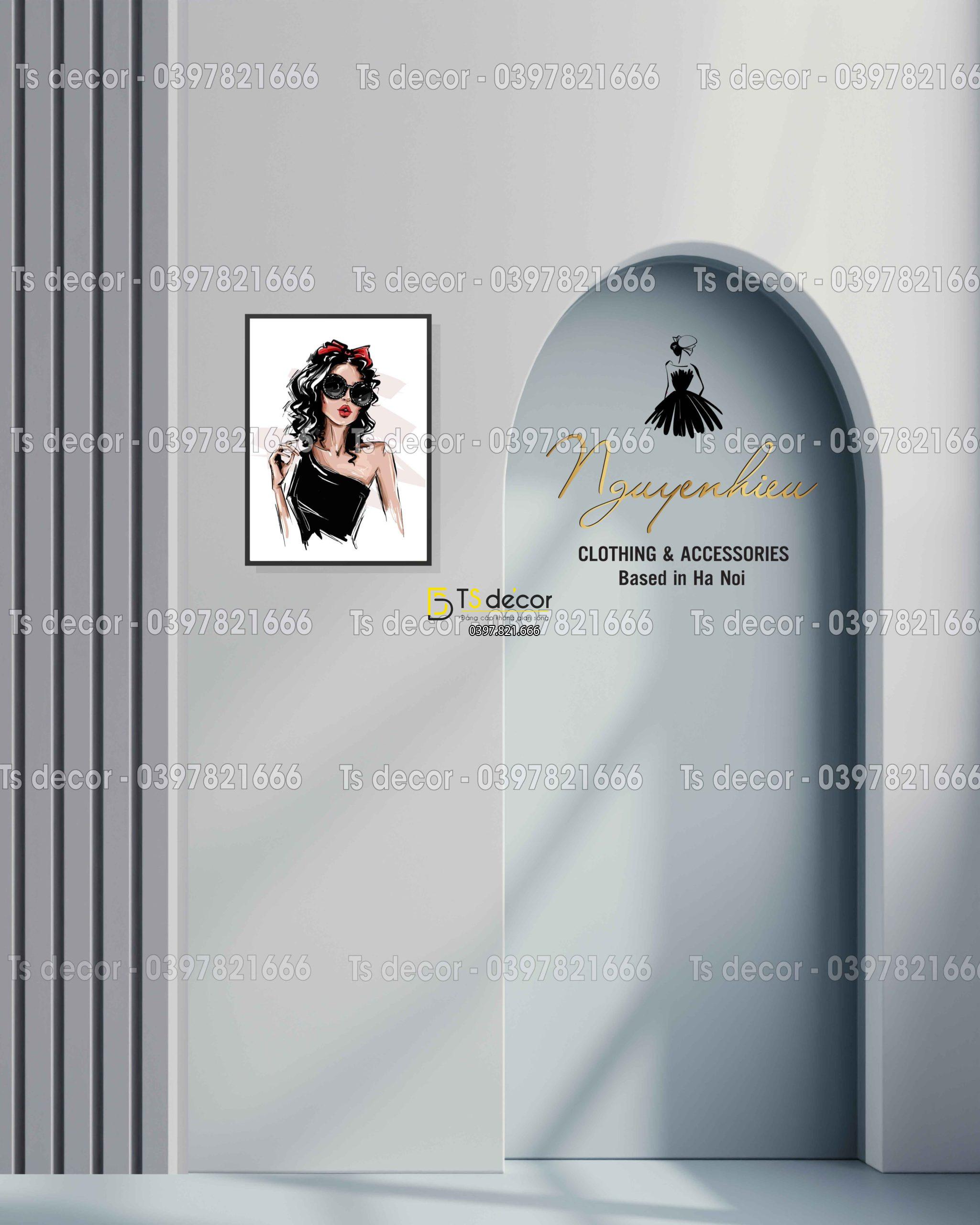 Phông Nền Livestream Chụp Ảnh Cổng Vòm Hiện Đại 3D 5D Mã P439