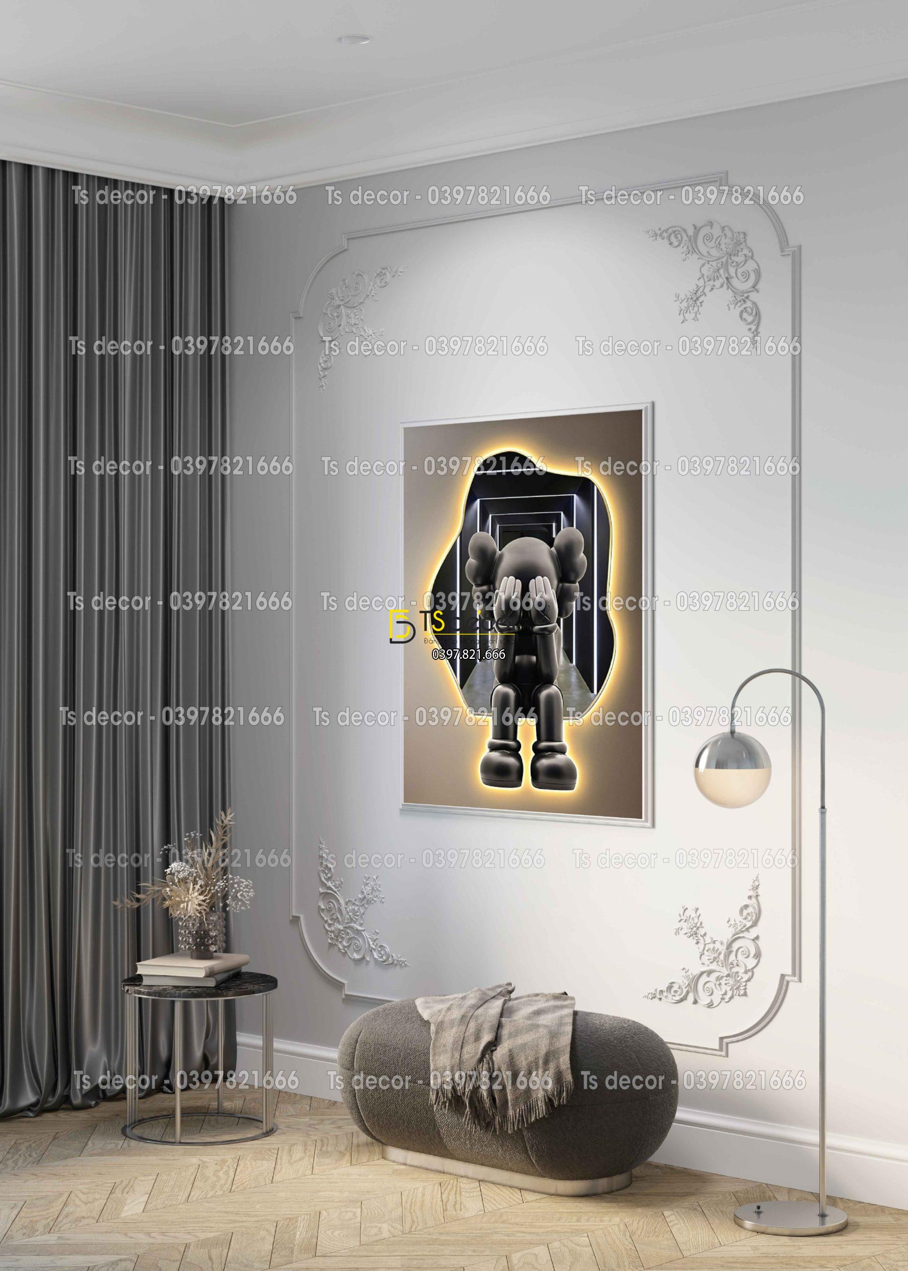 Phông Nền Livestream Chụp Ảnh Decor Trang Trí Giả Góc 3D 5D Mã P448