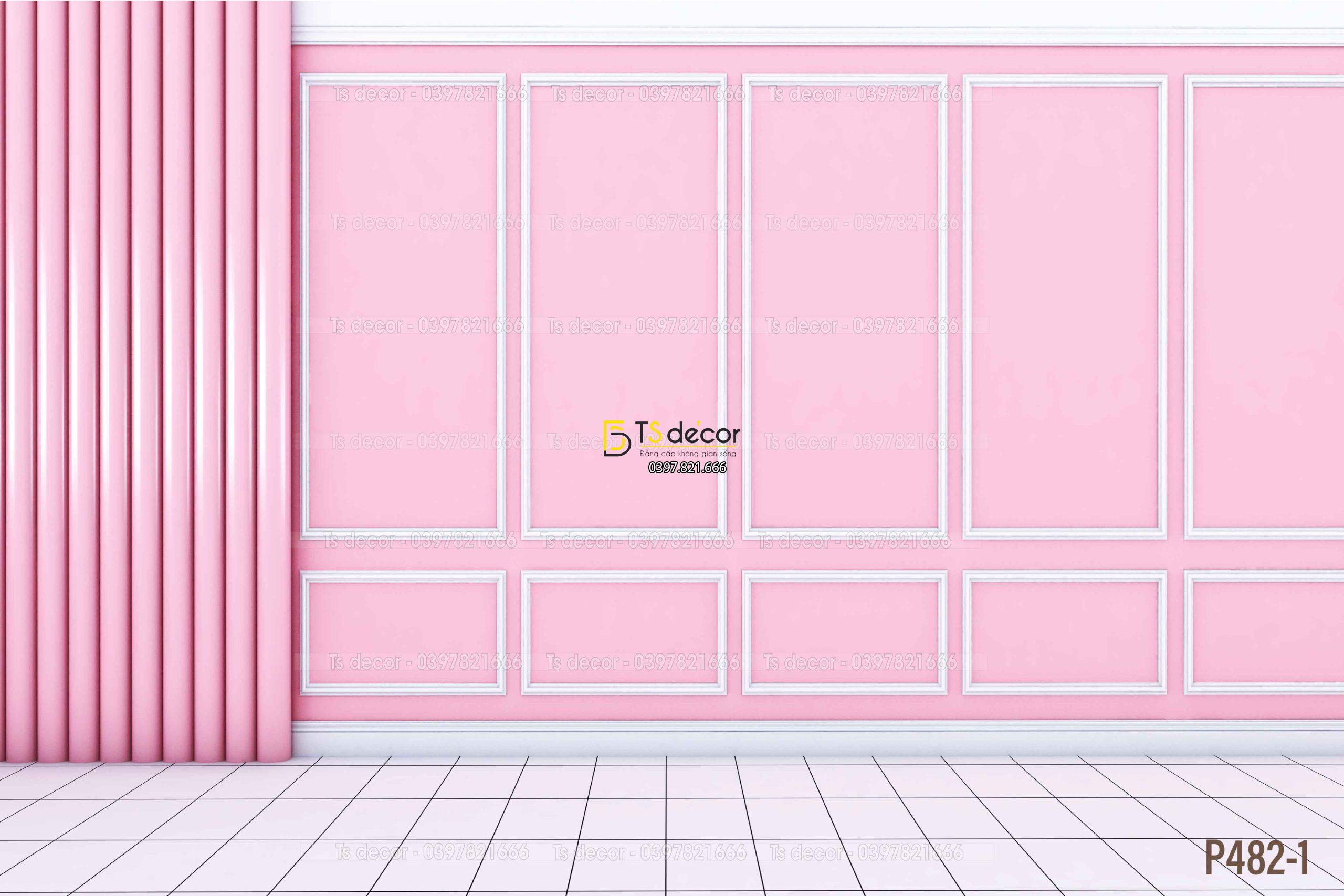 Phông Nền Livestream Chụp Ảnh Nền Tường Hiện Đại 3D 5D Mã P482