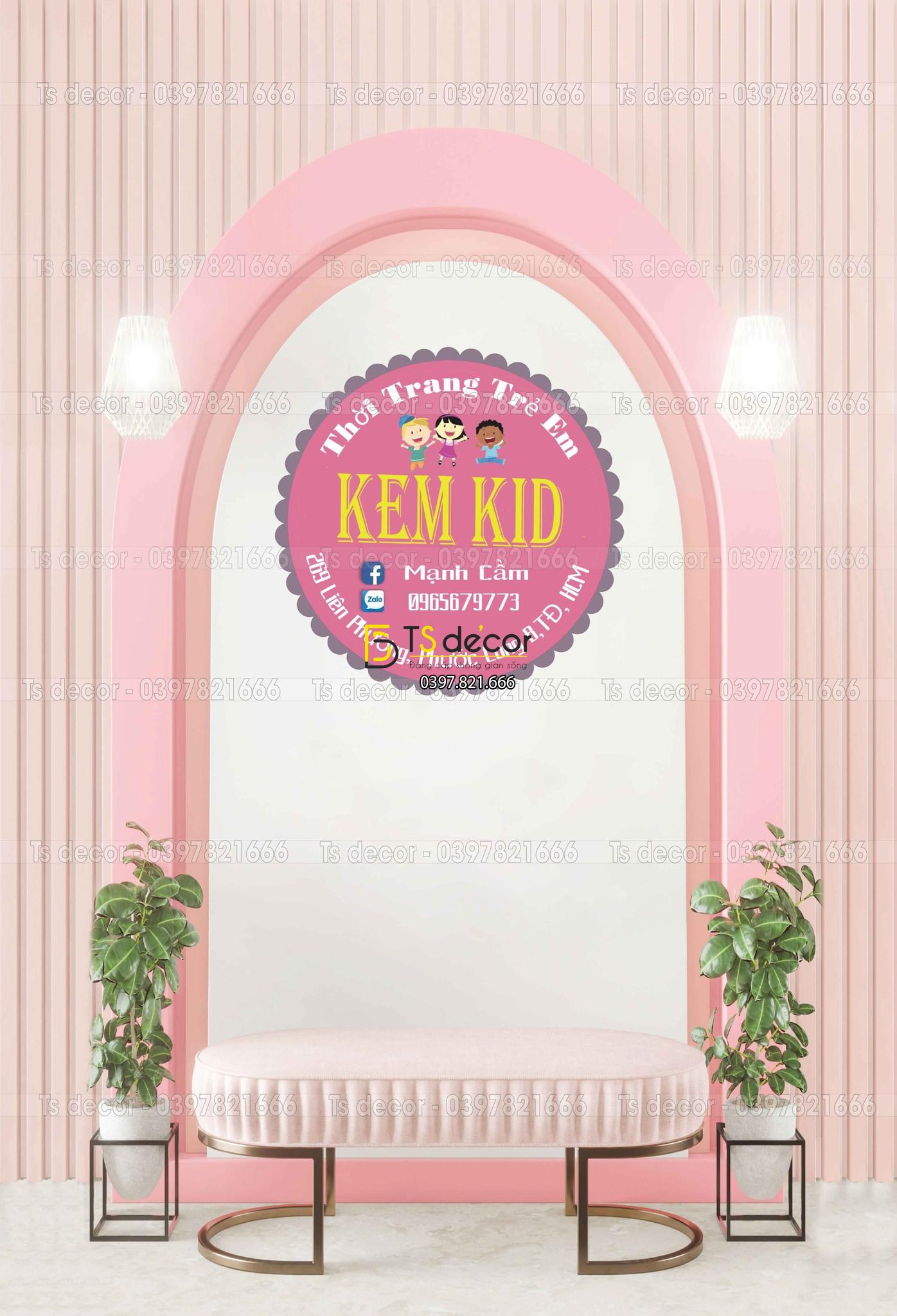 Phông Nền Livestream Chụp Ảnh Cổng Vòm, Có Cây 3D 5D Mã P192