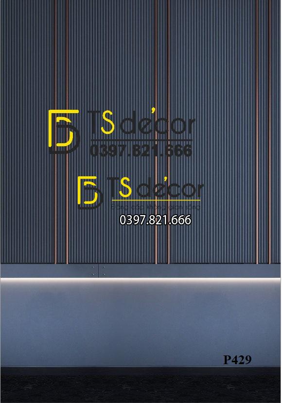 Phông Nền Livestream Chụp Ảnh Phào Chỉ Hiện Đại 3D 5D Mã P429