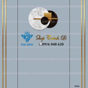 Phông Nền Livestream Chụp Ảnh Giả Tường Hiện Đại 3D 5D Mã P434