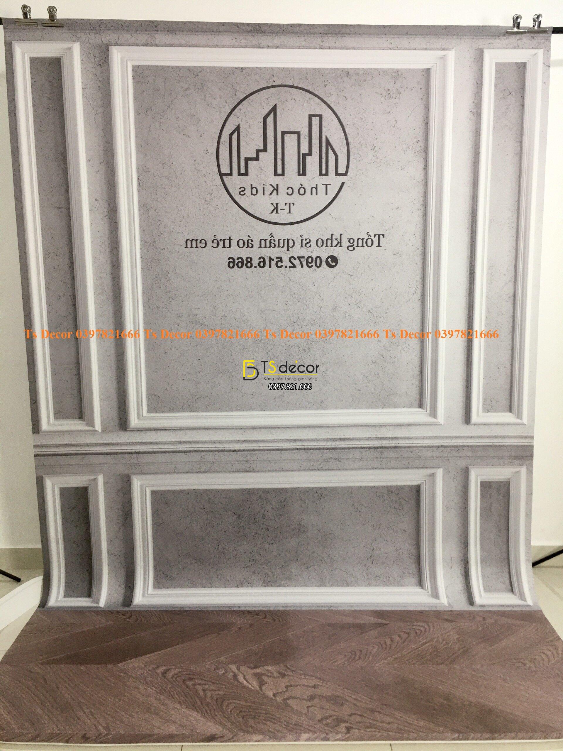 Phông Nền Livestream Chụp Ảnh Giả Tường 3D 5D Mã P184A