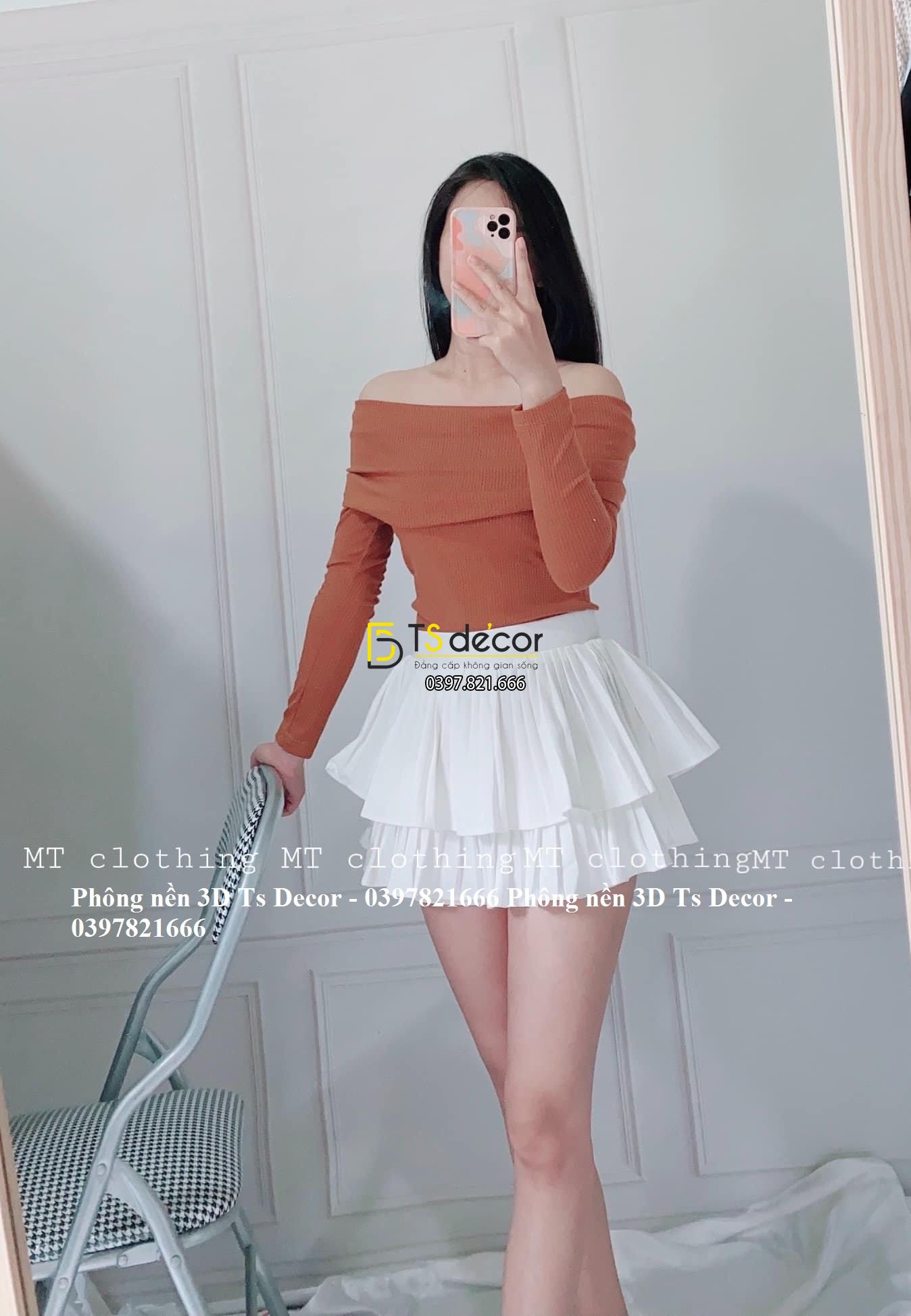 Phông Nền Livestream Chụp Ảnh Giả Tường 3D 5D Mã P147A