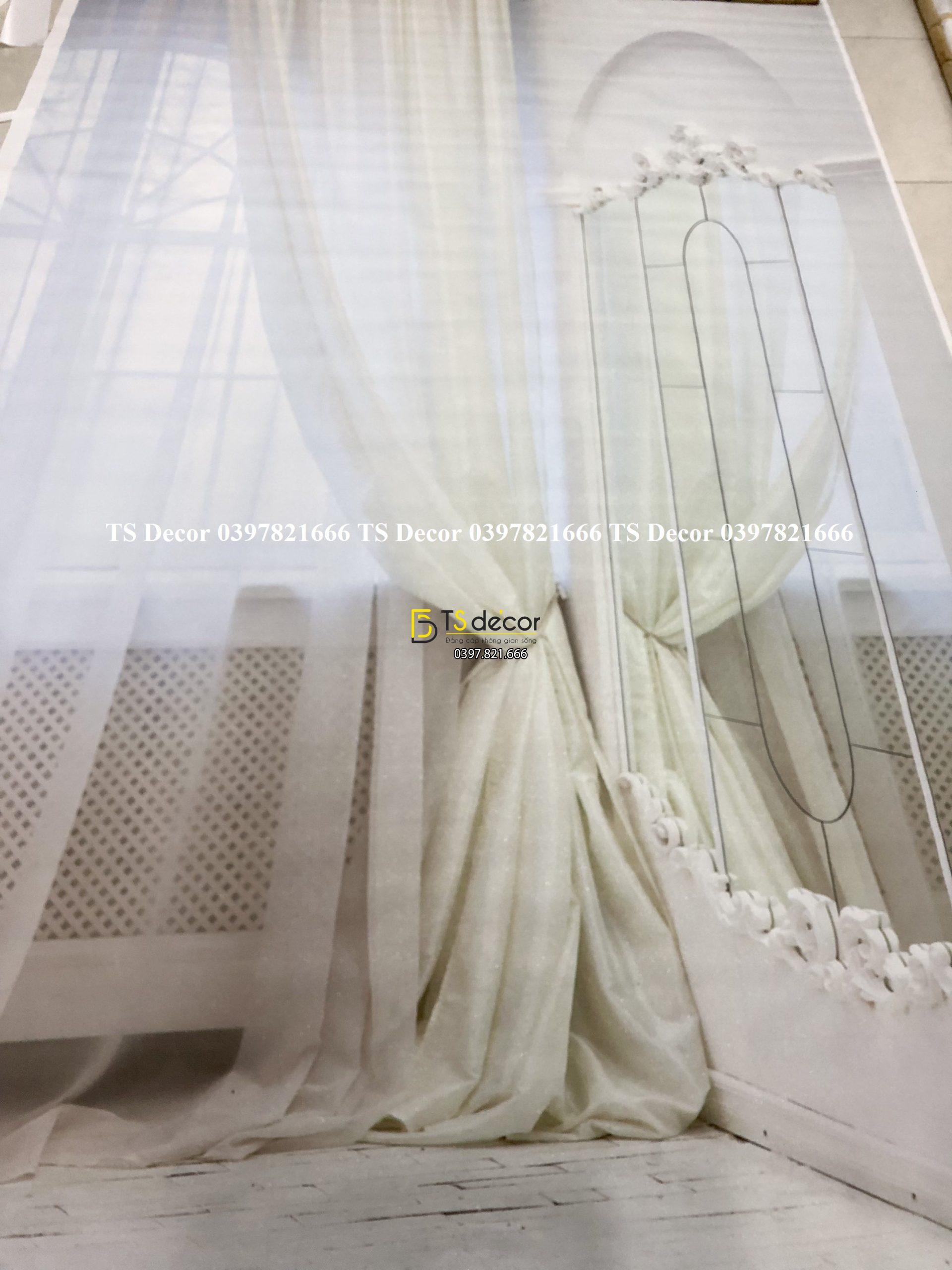 Phông Nền Livestream Chụp Ảnh Background Cửa Sổ Rèm Cửa 3D 5D Mã P220