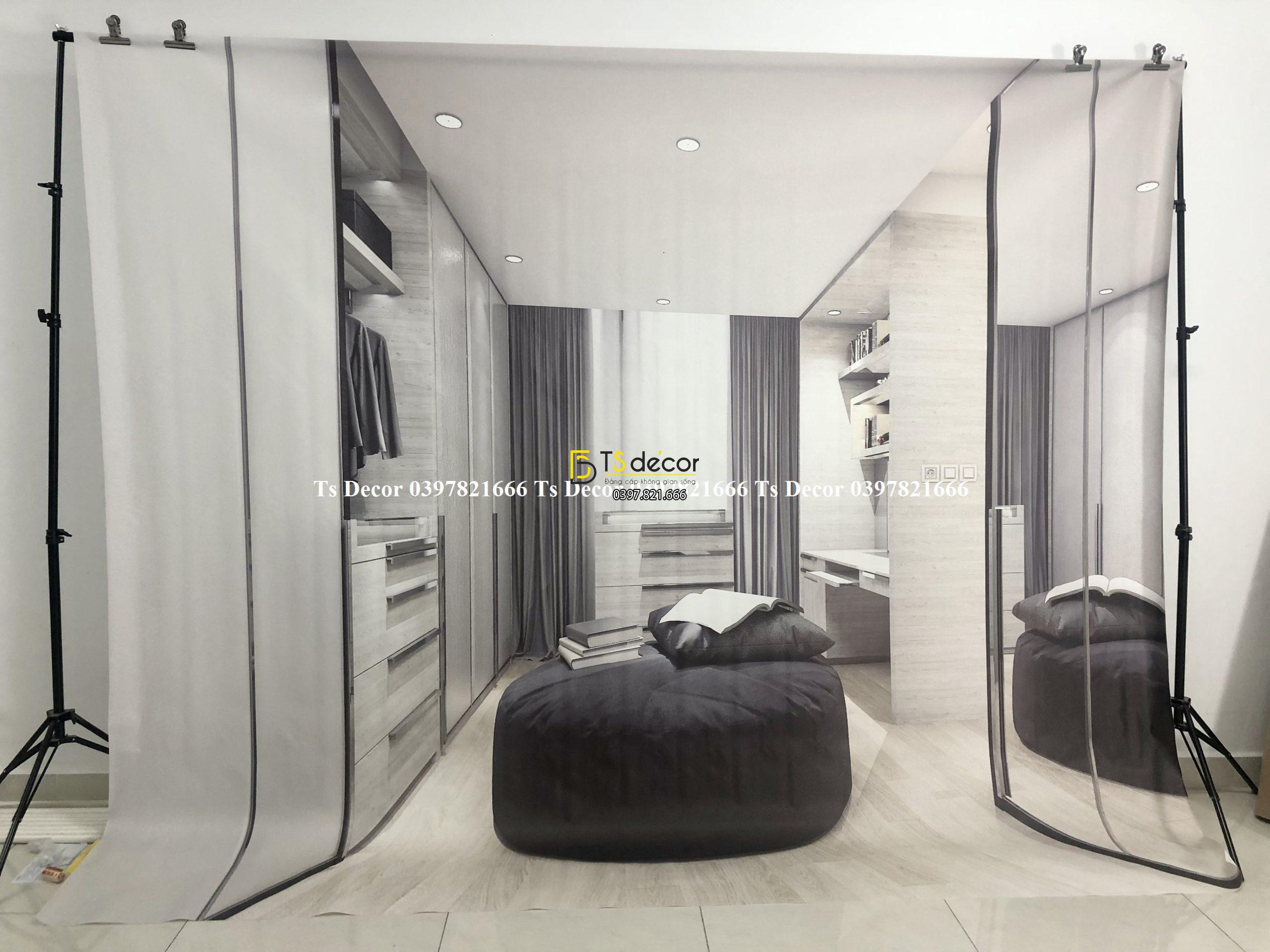 Phông Nền Livestream Chụp Ảnh Hiện Đại Sang Trọng 3D 5D Mã P222