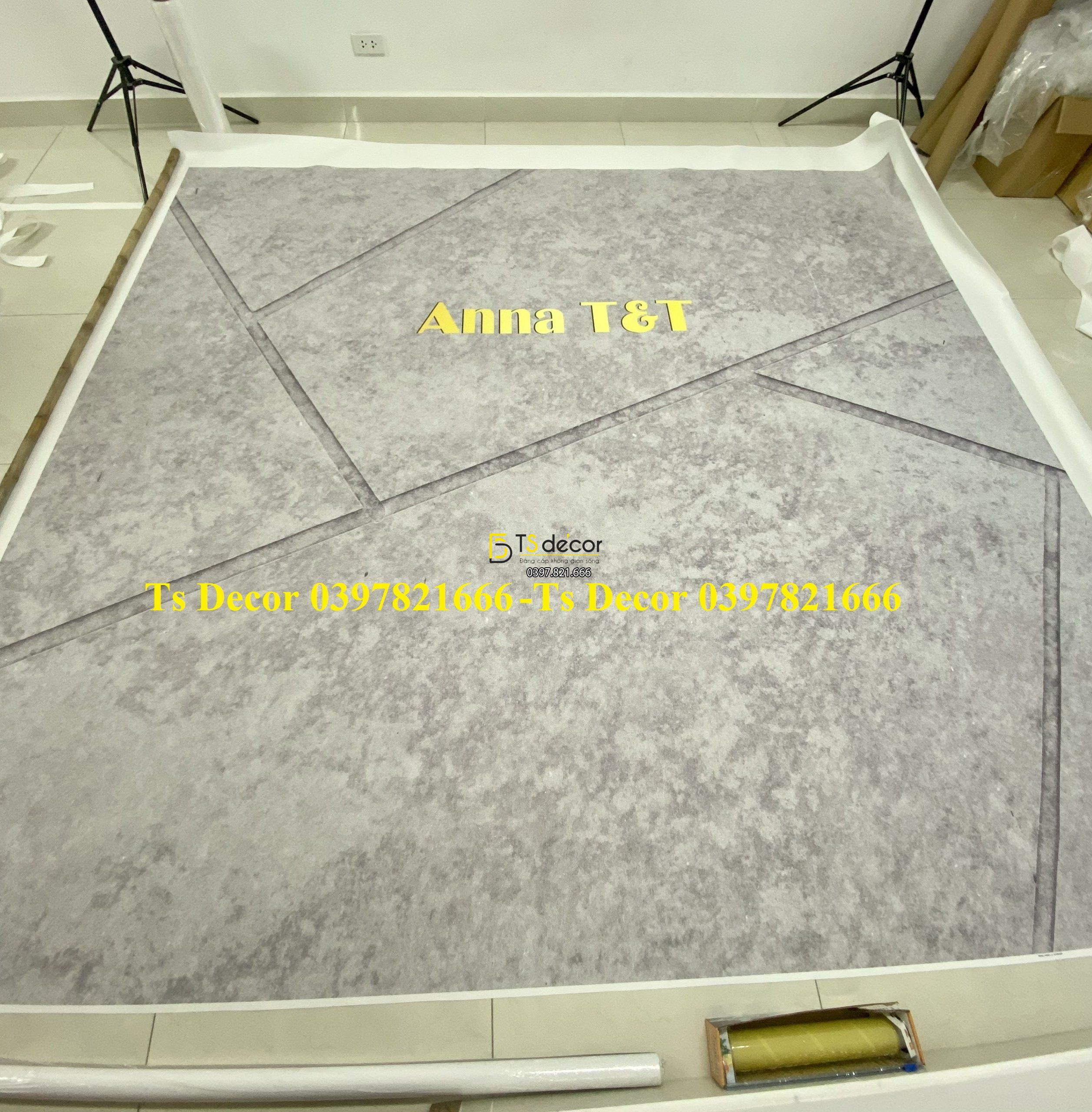 Phông Nền Livestream Chụp Ảnh Tường Xám 3D 5D Mã P328