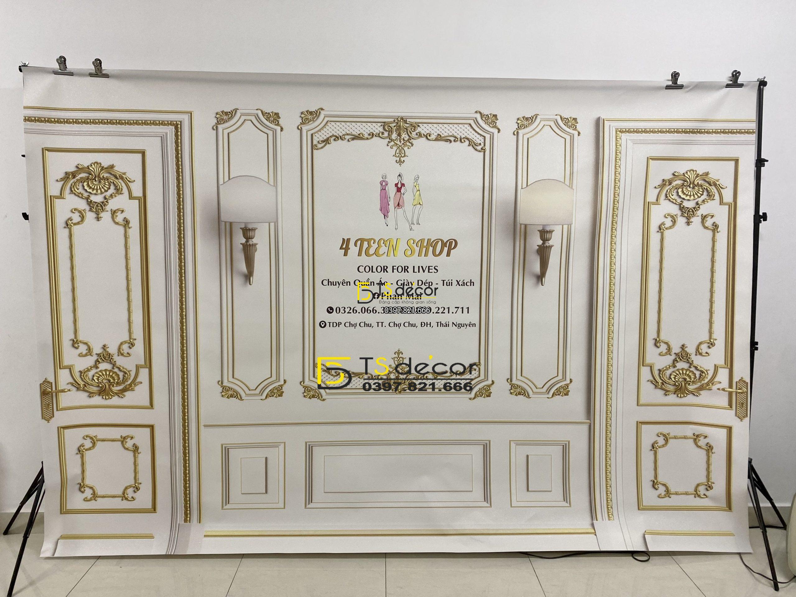 Phông Nền Livestream Chụp Ảnh Decor Trang Trí 3D 5D Mã P335