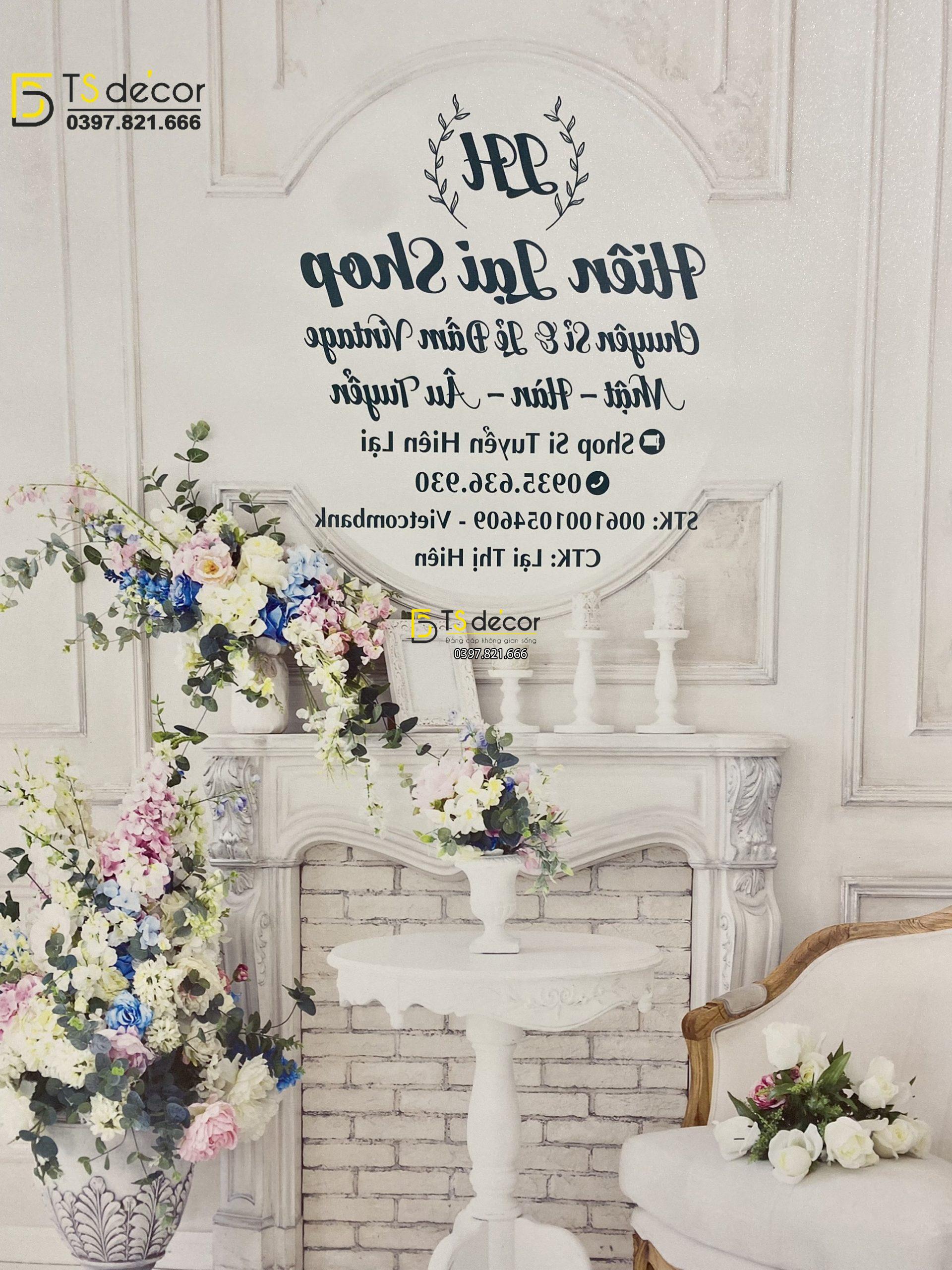 Phông Nền Livestream Chụp Ảnh Phong Cách Hoàng Gia 3D 5D Mã P219