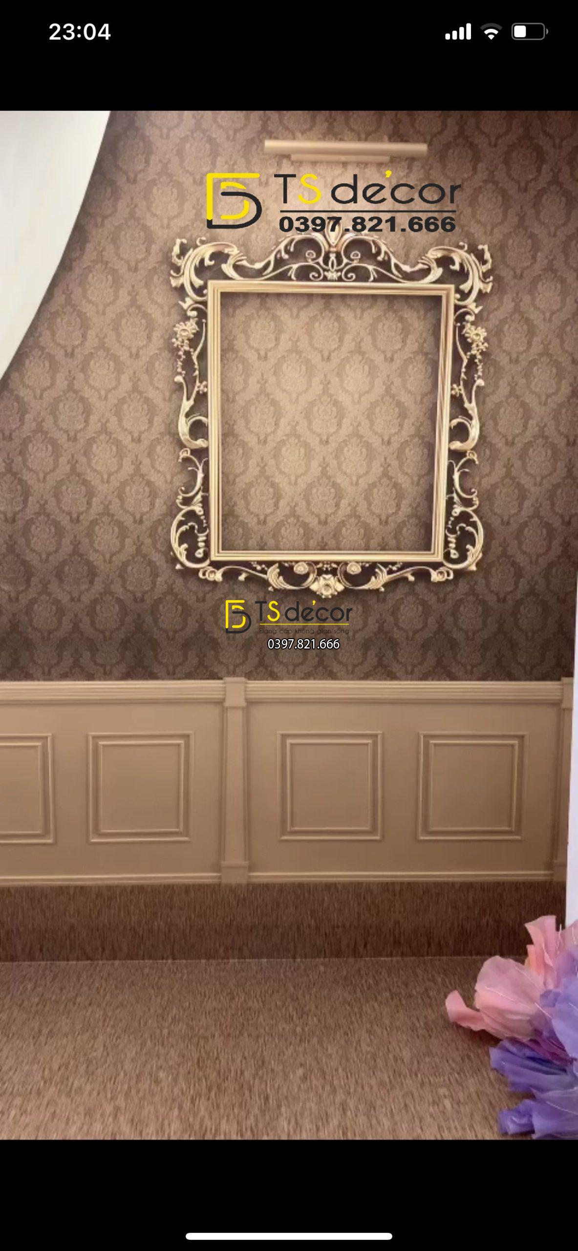 Phông Nền Livestream Chụp Ảnh Cổ Điển Hoàng Gia 3D 5D Mã P311