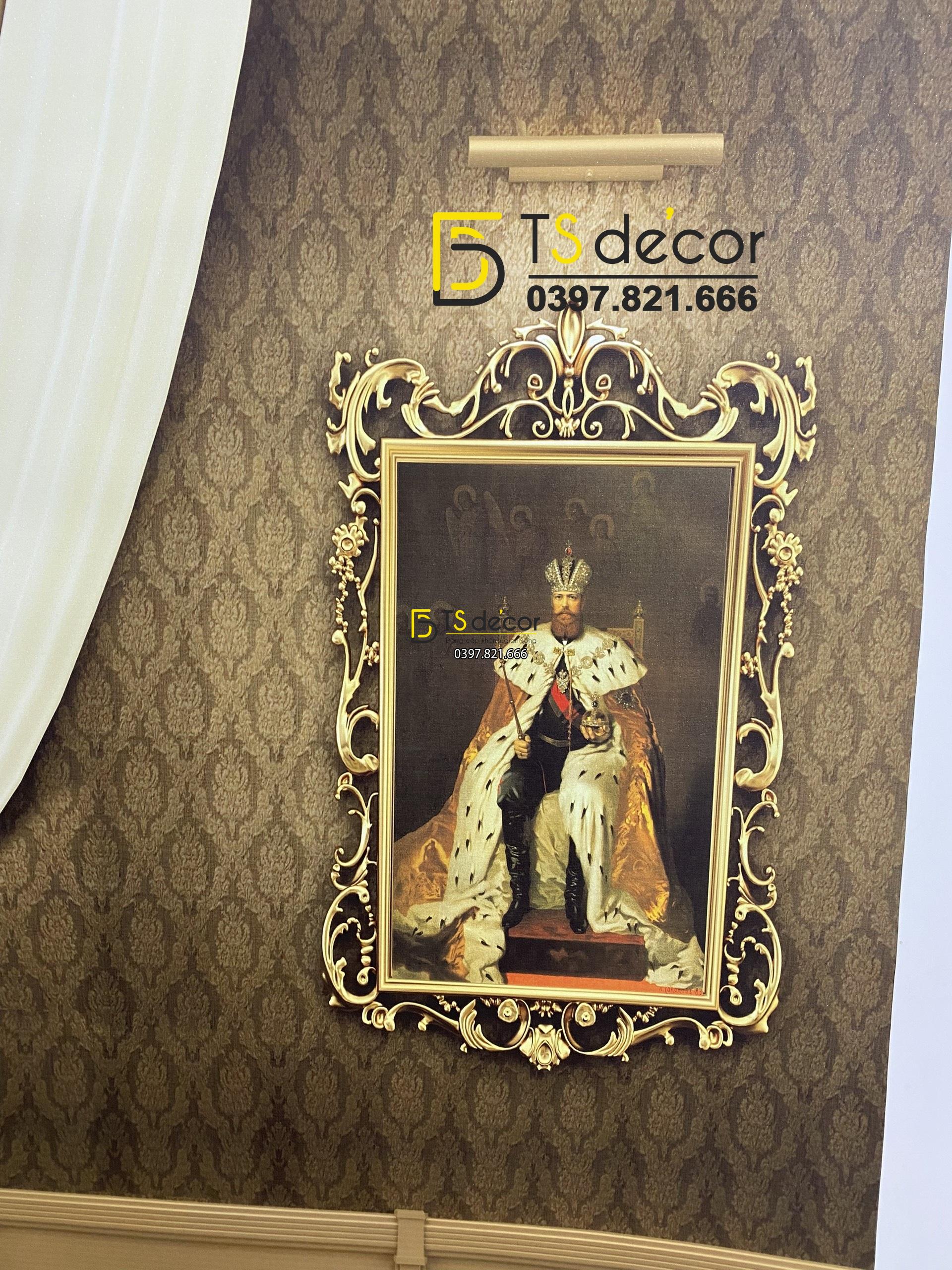 Phông Nền Livestream Chụp Ảnh Cổ Điển Hoàng Gia 3D 5D Mã P311