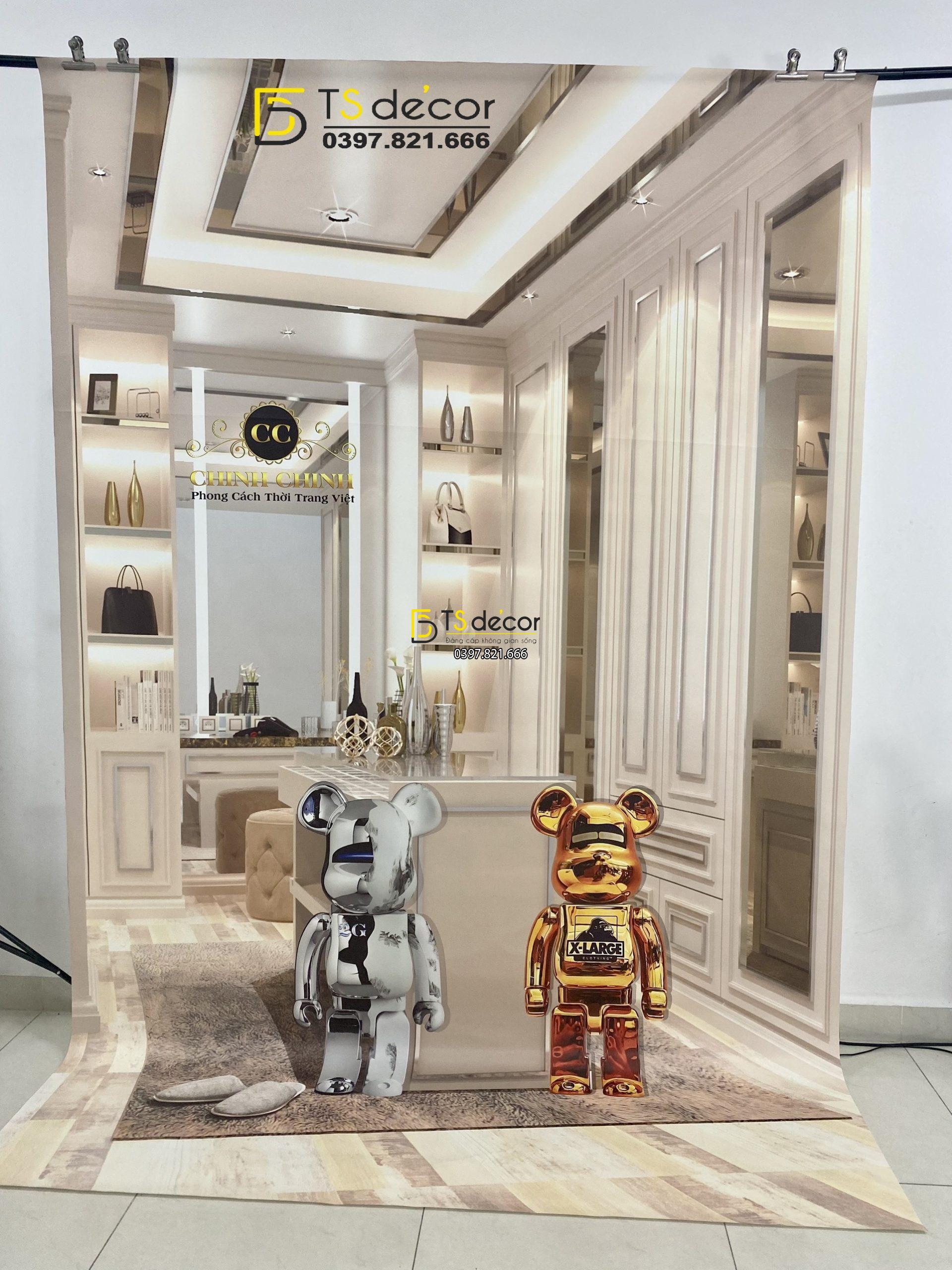 Phông Nền Livestream Chụp Ảnh Nội Thất Sang Trọng 3D 5D Mã 278