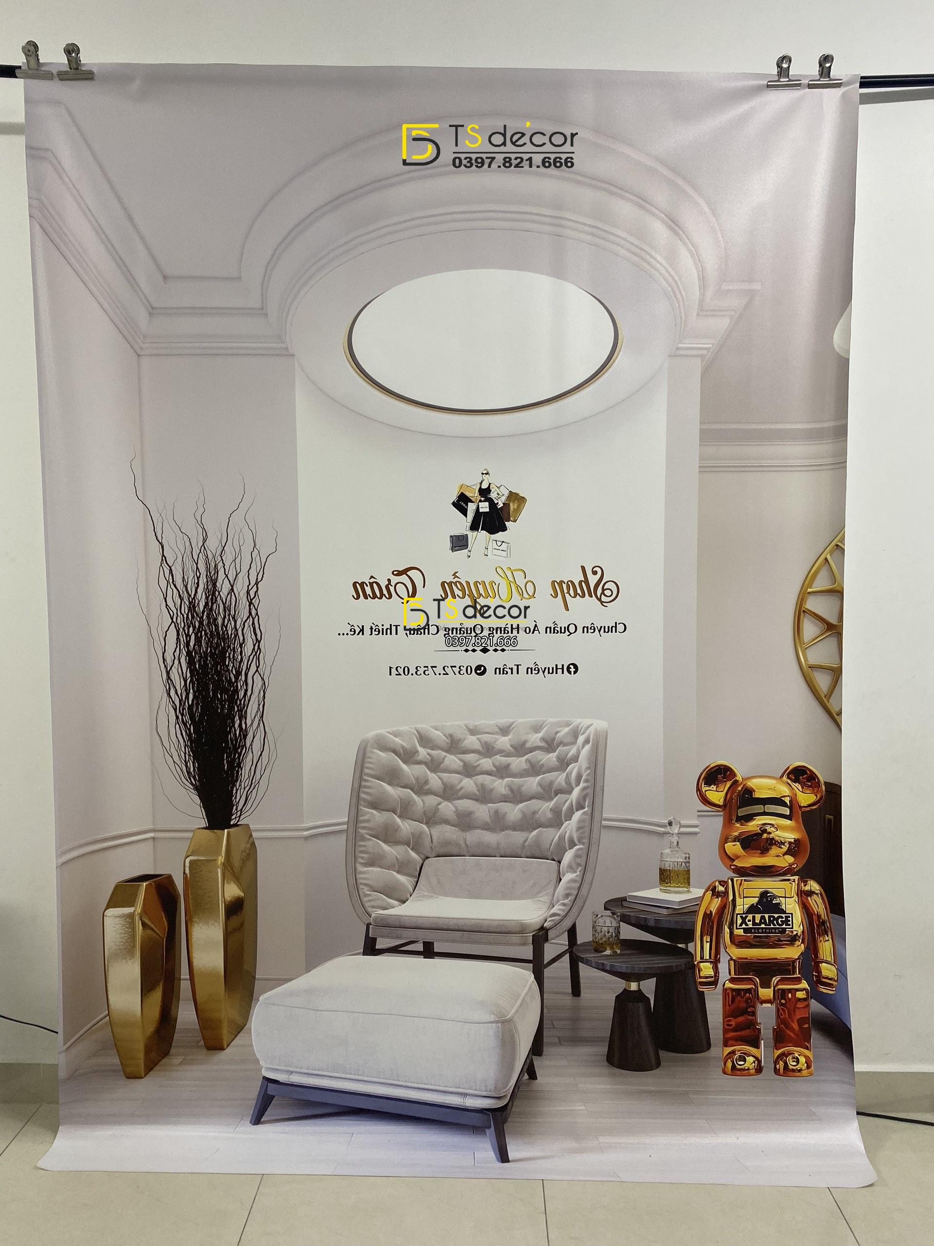 Phông Nền Livestream Chụp Ảnh Trang Trí Phòng Ngủ 3D 5D Mã P305