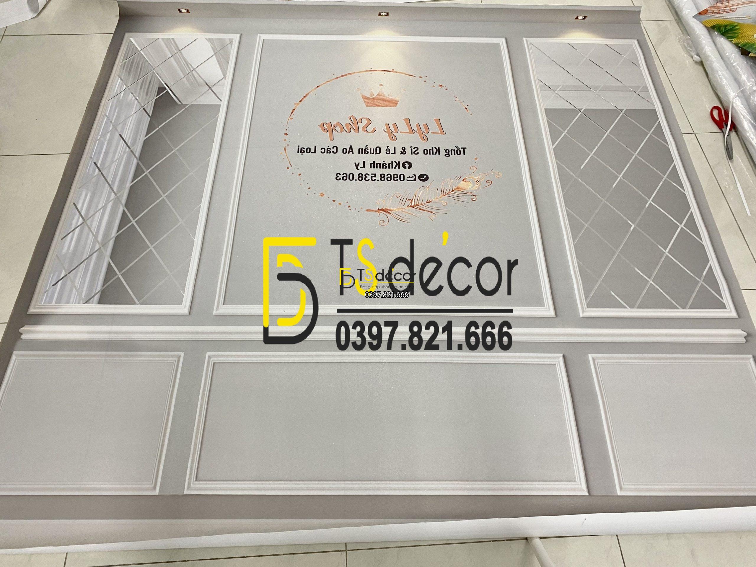 Phông Nền Livestream Chụp Ảnh Hiện Đại Sang Trọng 3D 5D Mã P148-