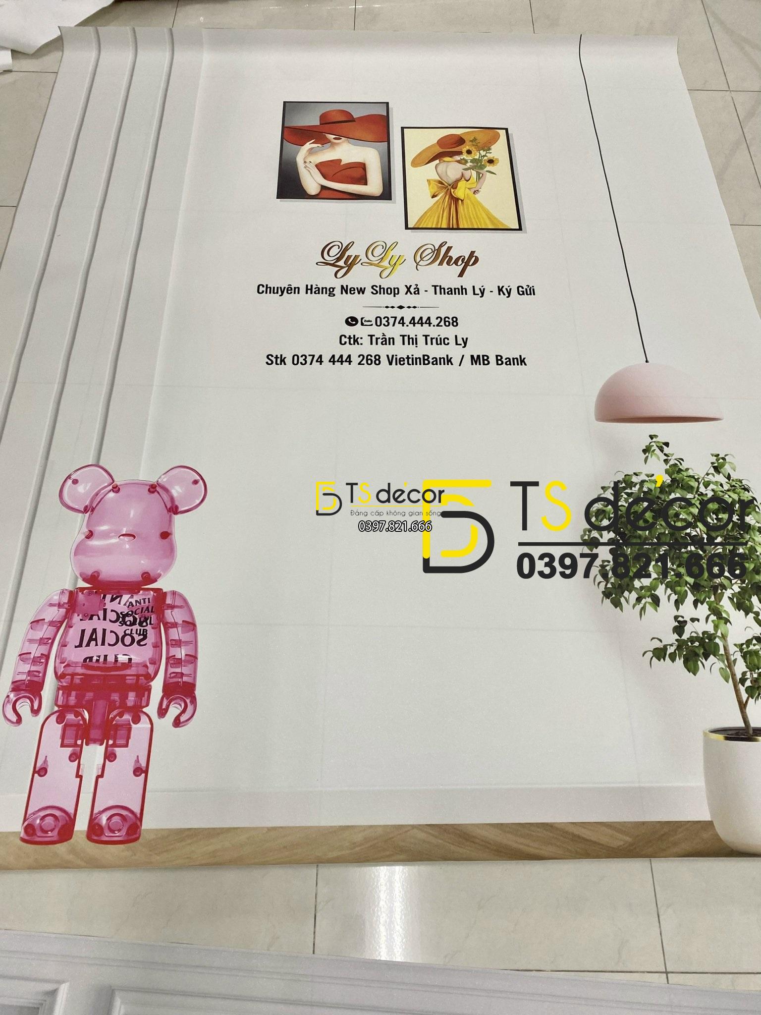 Phông Nền Livestream Chụp Ảnh Decor Trang Trí 3D 5D Mã P337