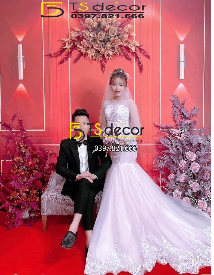 Phông Nền Livestream Chụp Ảnh Giả Tường Hiện Đại 3D 5D Mã P152