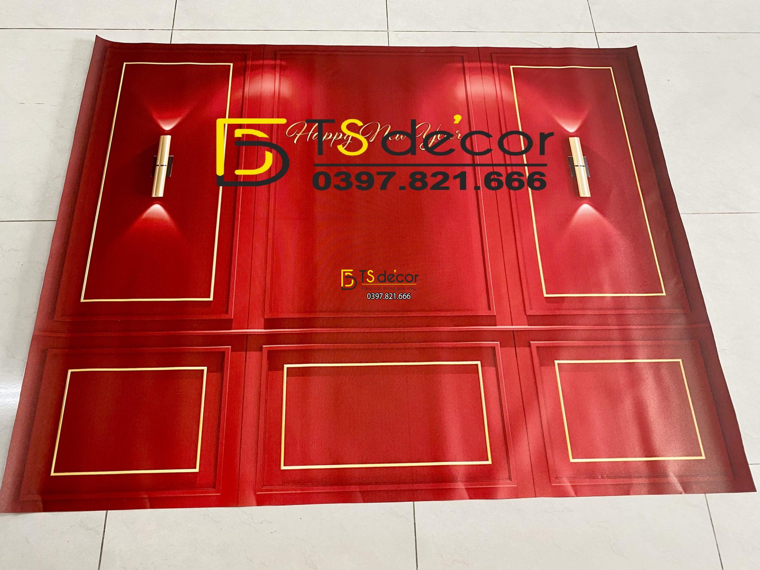 Phông Nền Livestream Chụp Ảnh Giả Tường Hiện Đại 3D 5D Mã P152