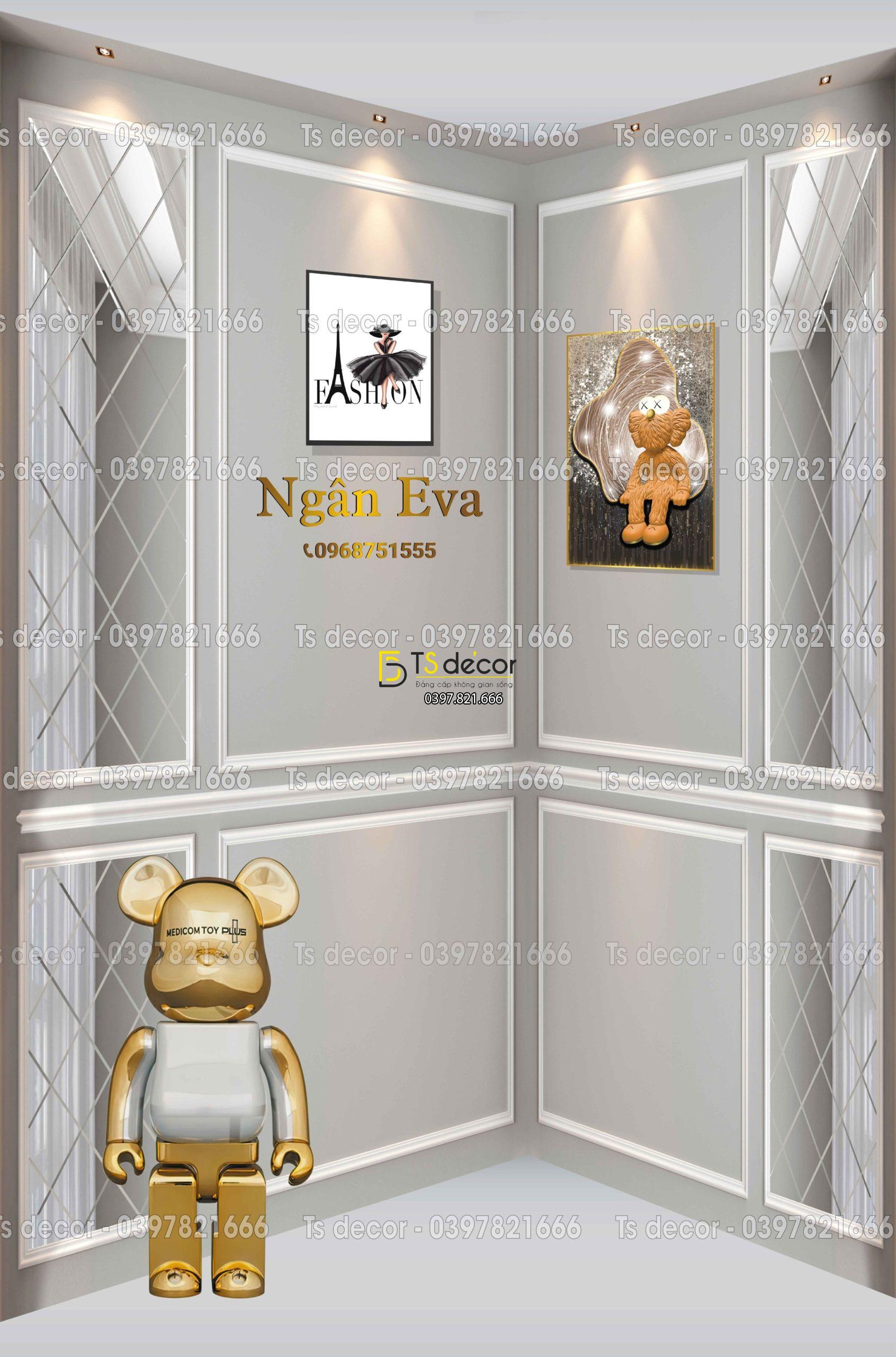 Phông Nền Livestream Chụp Ảnh Giả Góc Hiện Đại 3D 5D Mã G16