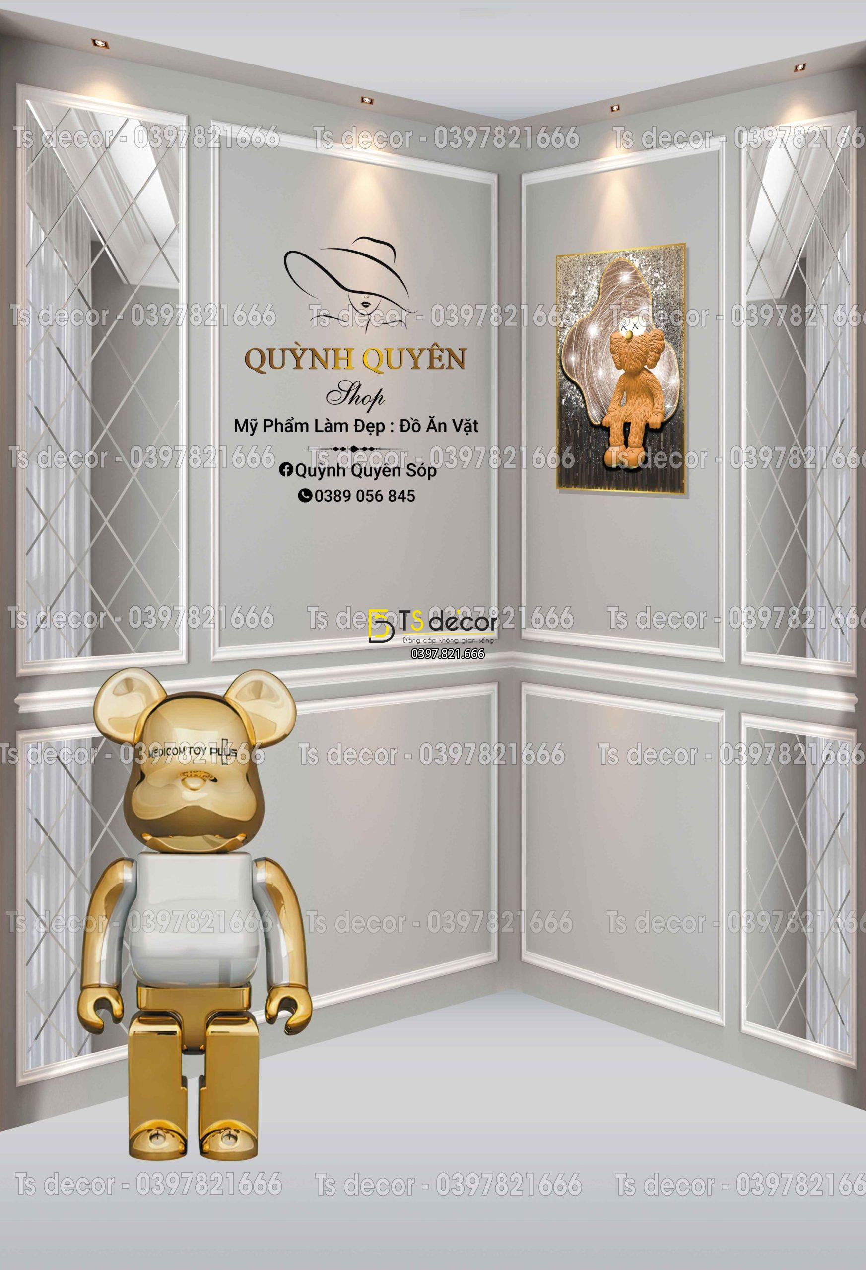 Phông Nền Livestream Chụp Ảnh Giả Góc Hiện Đại 3D 5D Mã G16