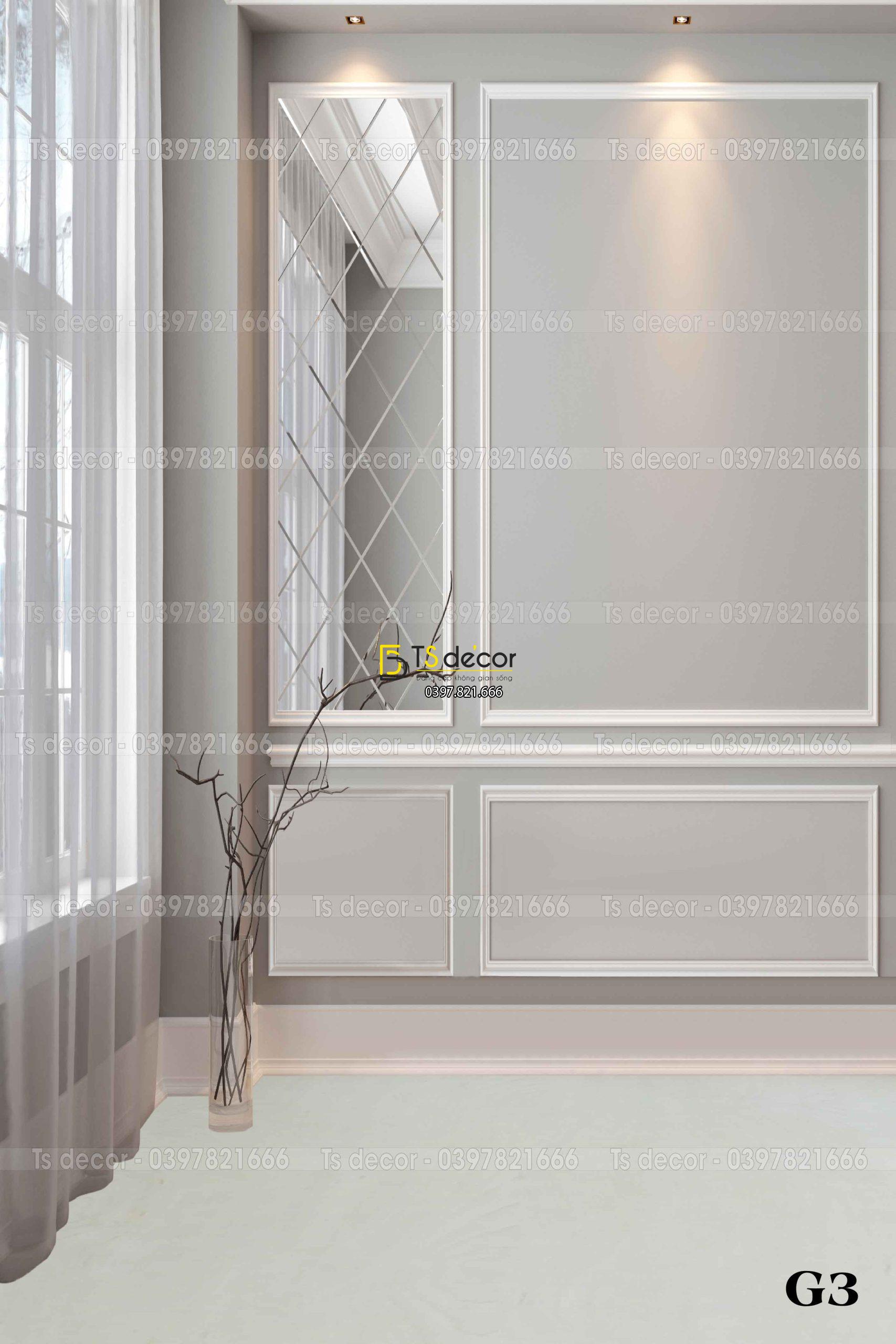 Phông Nền Livestream Chụp Ảnh Giả Góc Hiện Đại 3D 5D Mã G3