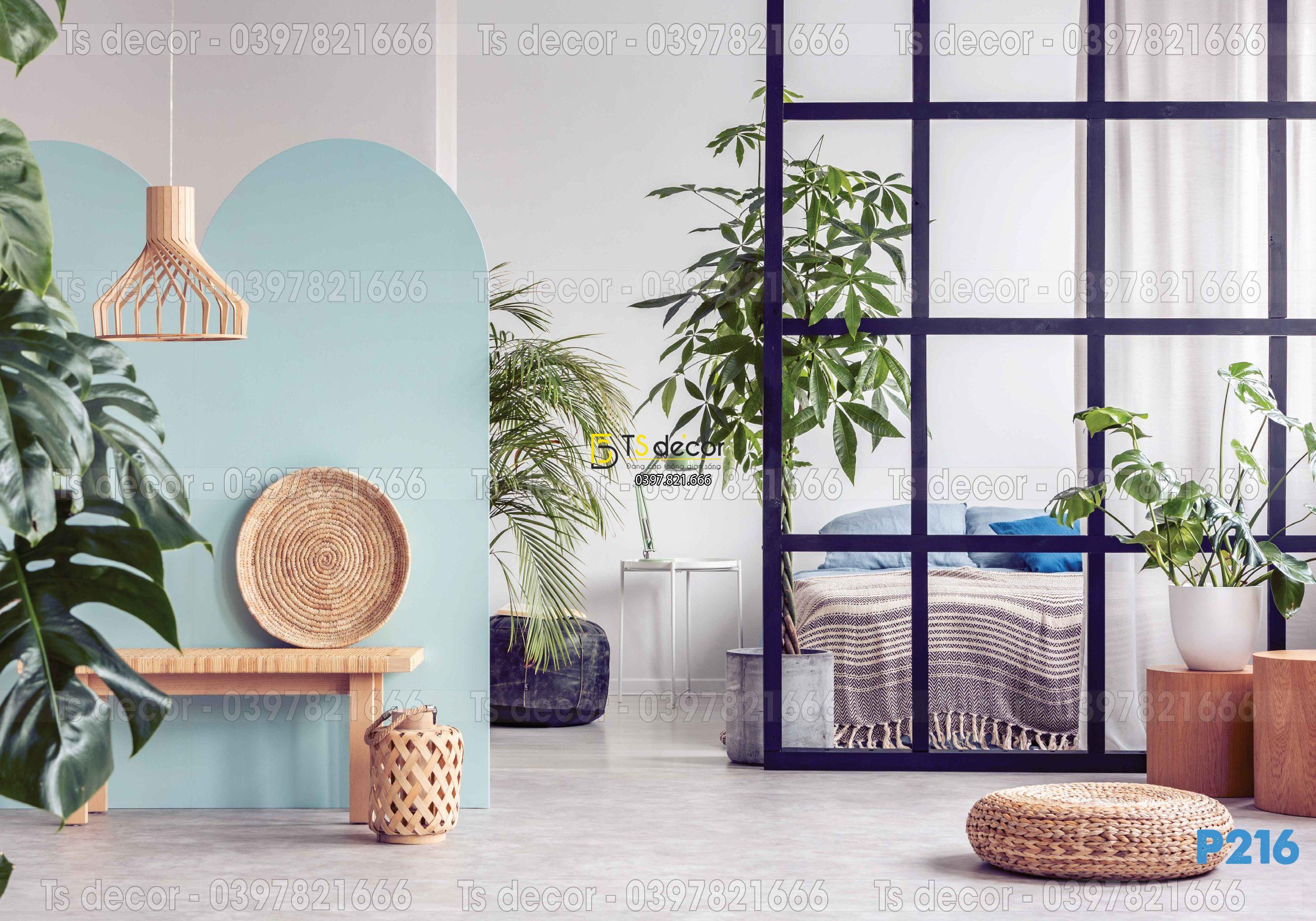 Phông Nền Livestream Chụp Ảnh Trang Trí Hiện Đại 3D 5D Mã P216