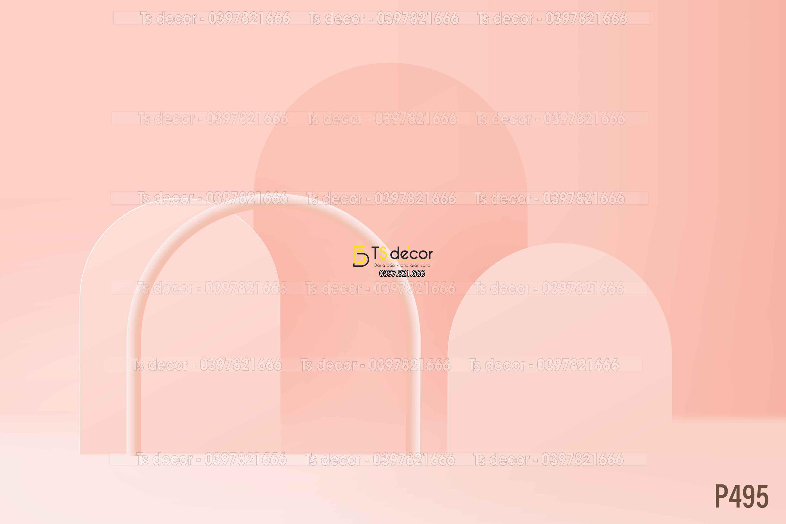 Phông Nền Livestream Chụp Ảnh Trang Trí Hiện Đại 3D 5D Mã P495