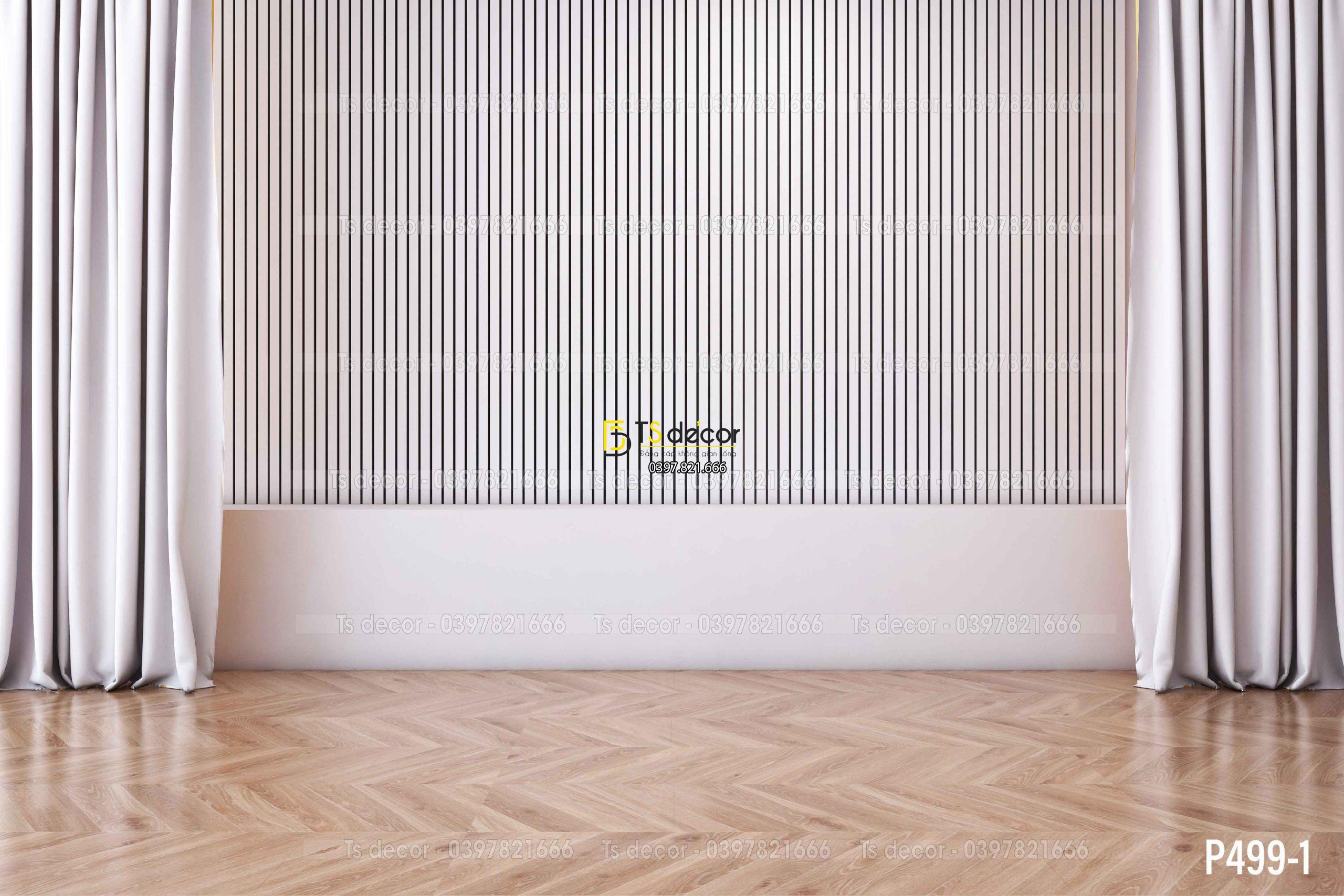 Phông Nền Livestream Chụp Ảnh Trang Trí Nền Tường Có Rèm 3D 5D Mã P499