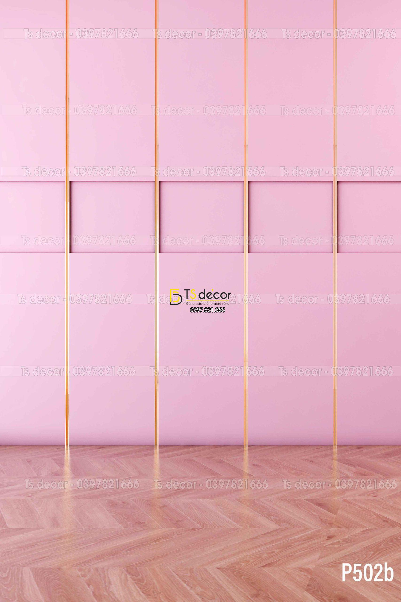 Phông Nền Livestream Chụp Ảnh Decor Trang Trí Tường Hiện Đại 3D 5D Mã P502B