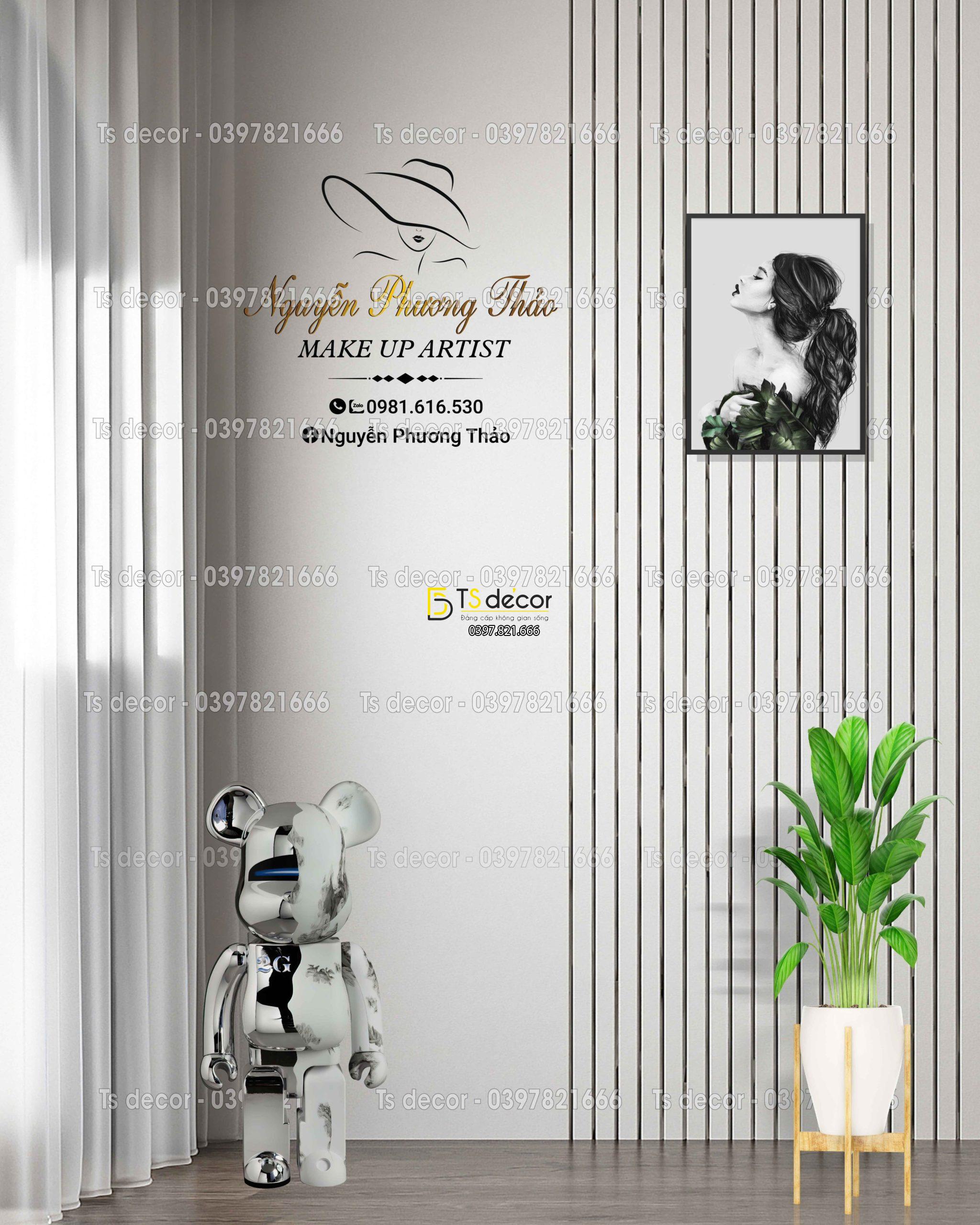 Phông Nền Livestream Chụp Ảnh Decor Trang Trí Tường Hiện Đại 3D 5D Mã P517A