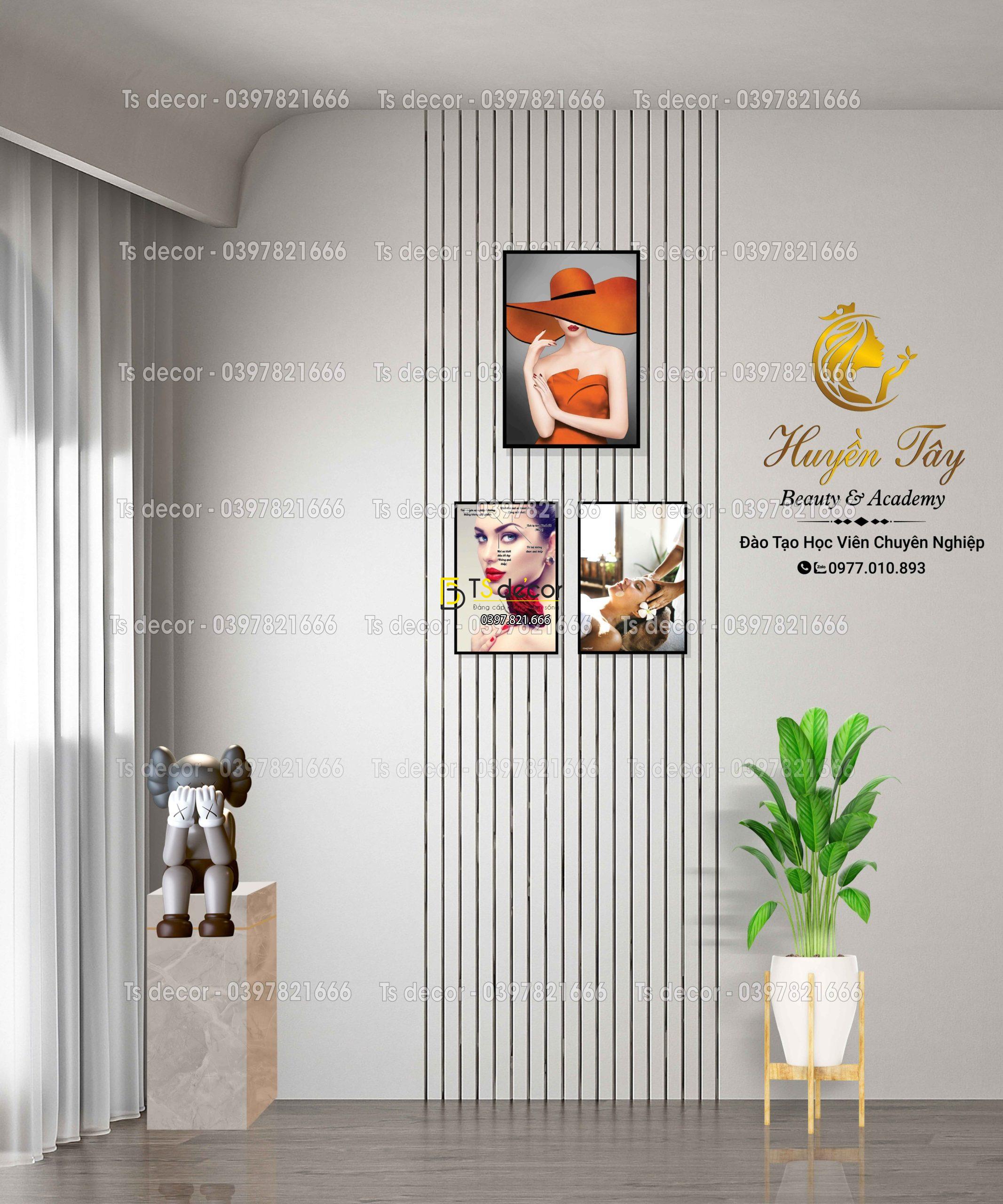 Phông Nền Livestream Chụp Ảnh Decor Trang Trí Tường Hiện Đại 3D 5D Mã P517A