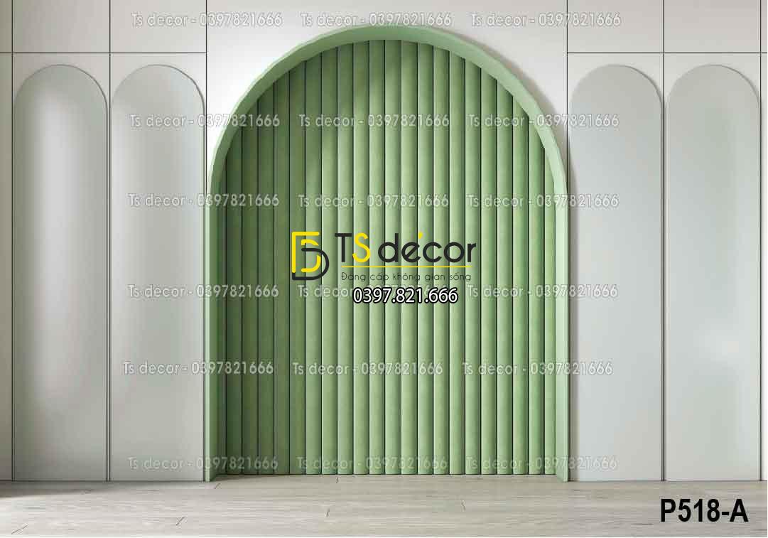 Phông Nền Livestream Chụp Ảnh Decor Trang Trí Tường Hiện Đại 3D 5D Mã P518A