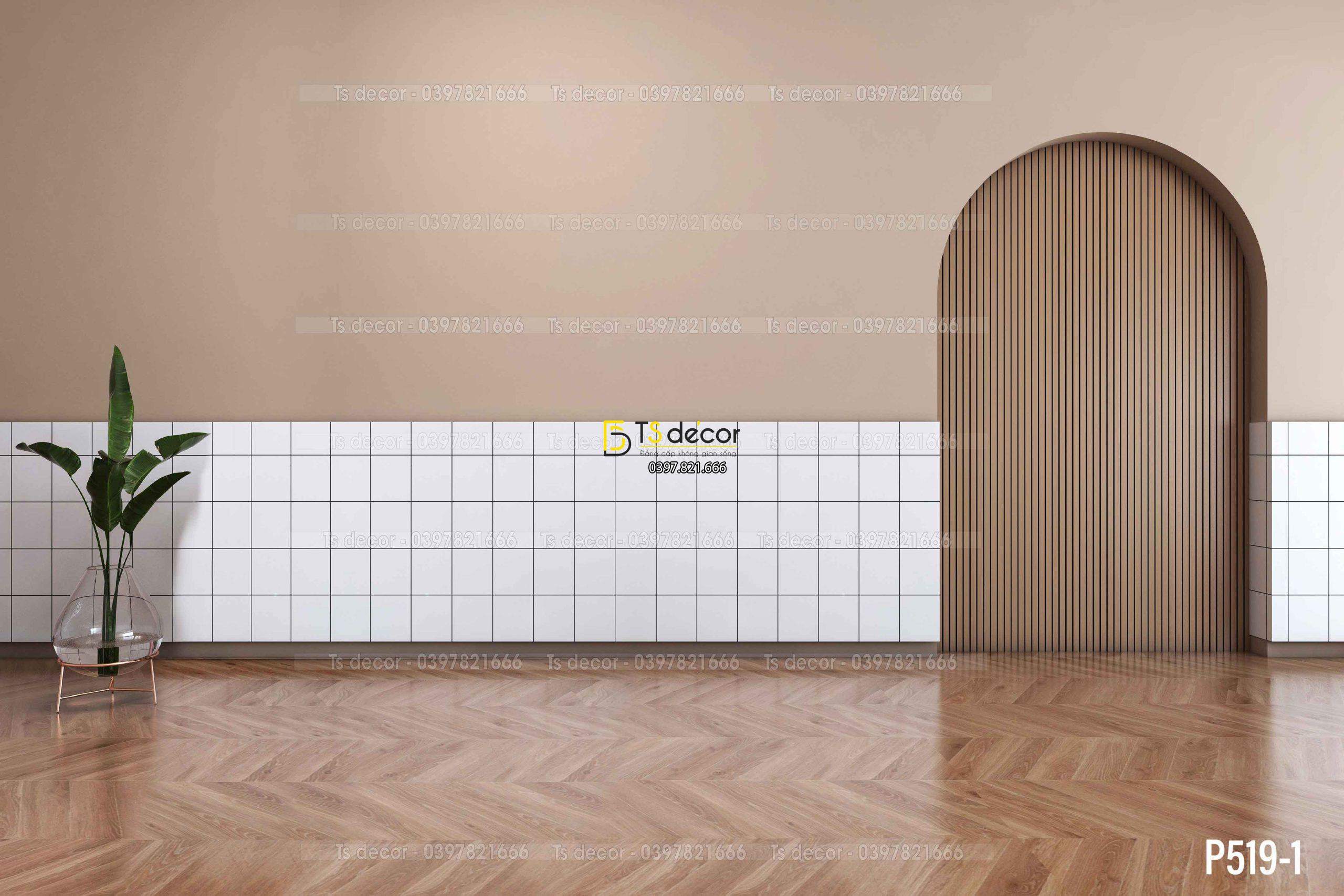 Phông Nền Livestream Chụp Ảnh Decor Trang Trí Tường Hiện Đại 3D 5D Mã P519