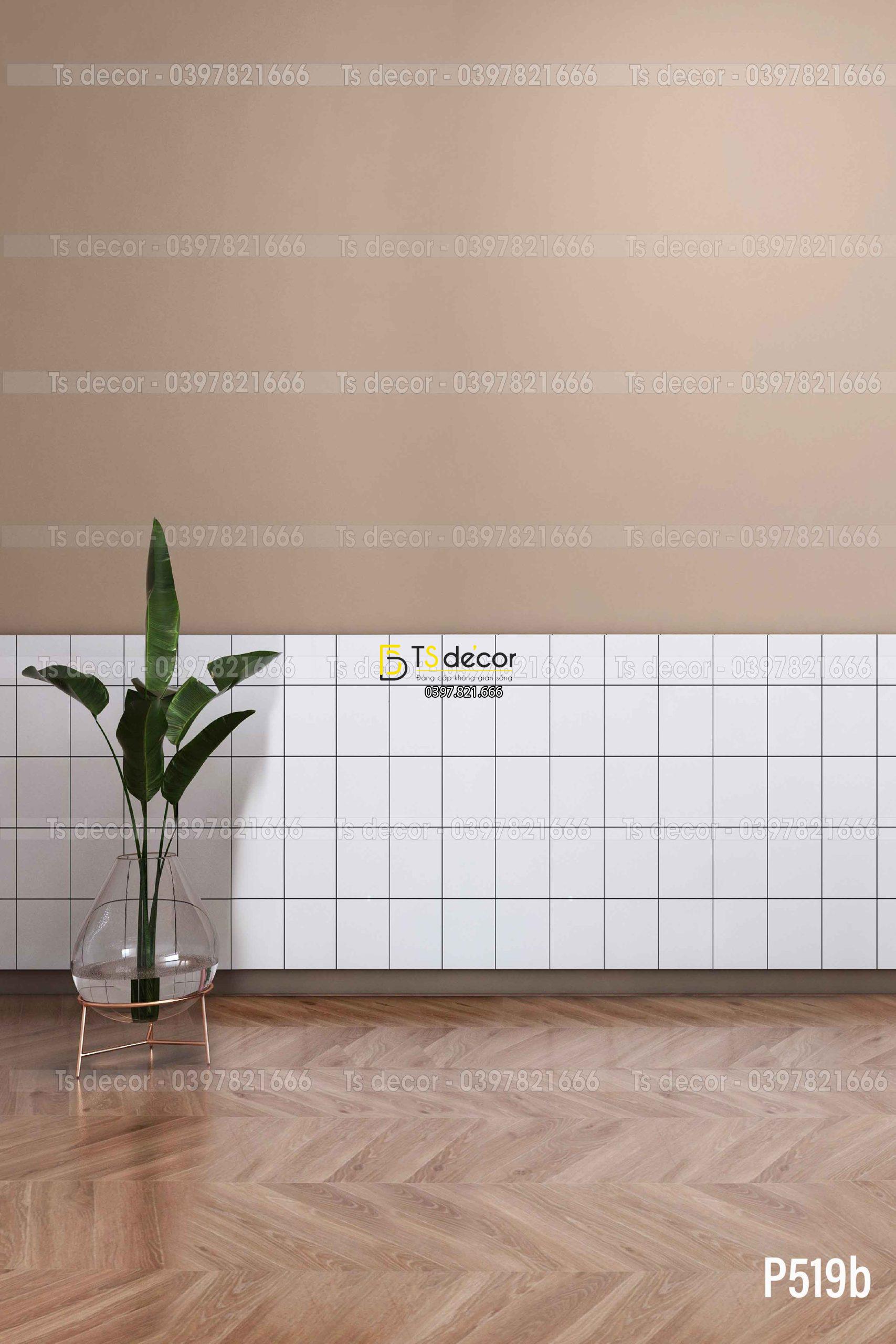 Phông Nền Livestream Chụp Ảnh Decor Trang Trí Tường Hiện Đại 3D 5D Mã P519B