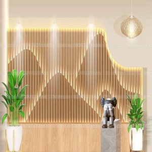 Phông Nền Livestream Chụp Ảnh Decor Trang Trí Tường Hiện Đại 3D 5D Mã P529