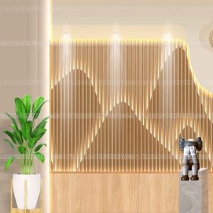 Phông Nền Livestream Chụp Ảnh Decor Trang Trí Tường Hiện Đại 3D 5D Mã P529A