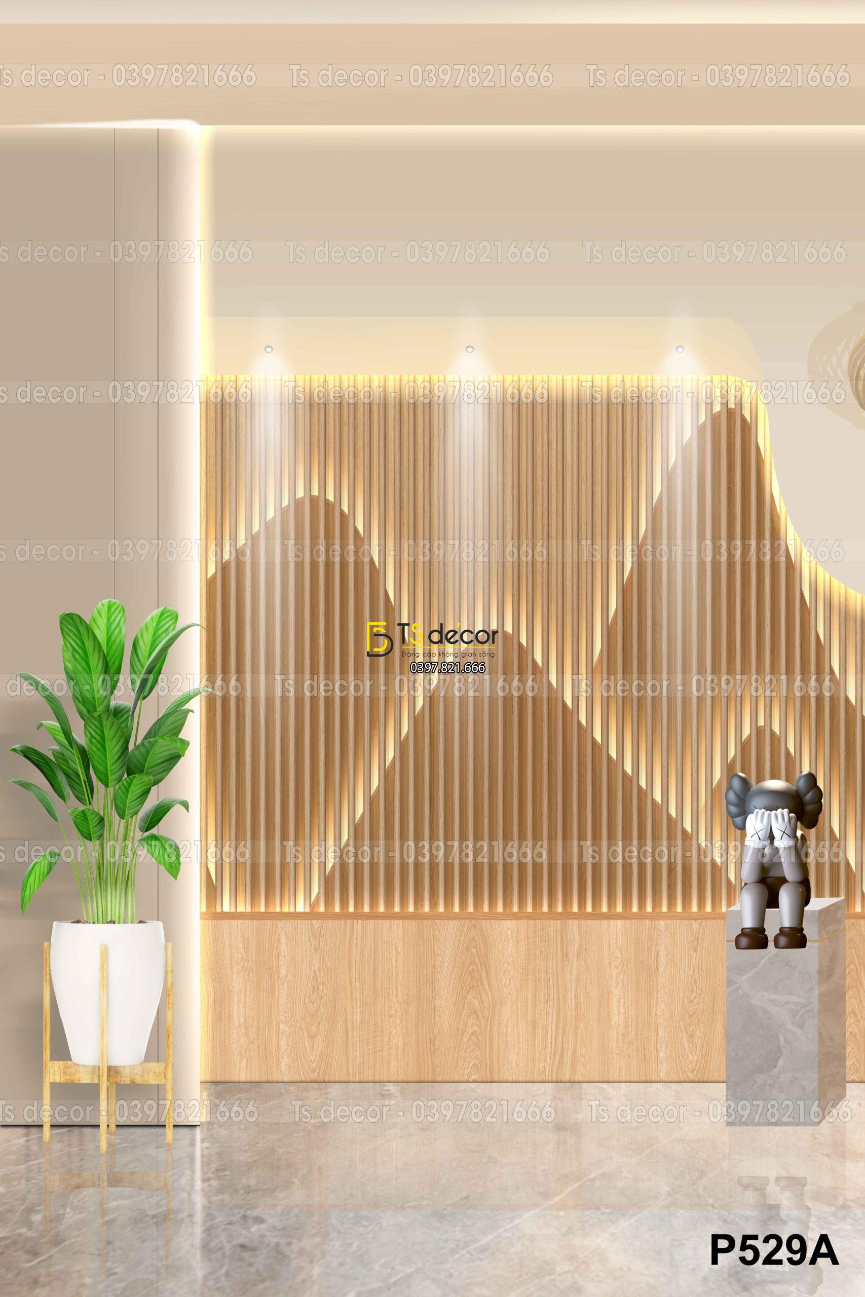 Phông Nền Livestream Chụp Ảnh Decor Trang Trí Tường Hiện Đại 3D 5D Mã P529A