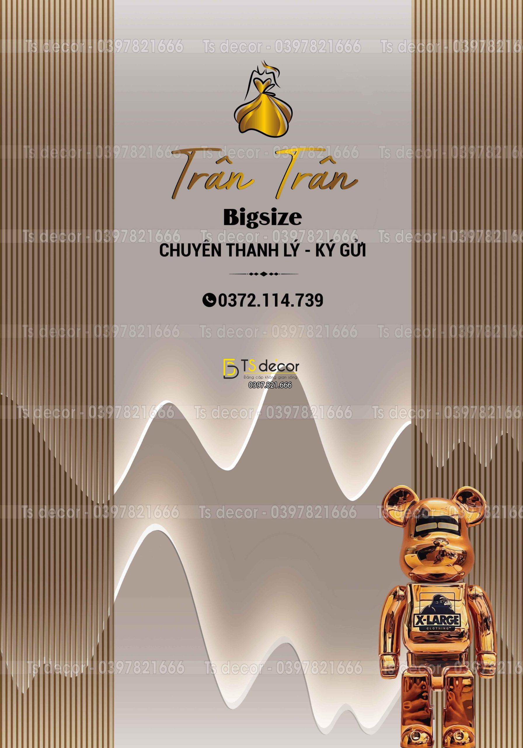 Phông Nền Livestream Chụp Ảnh Lam Sóng Hiện Đại 3D 5D Mã P531