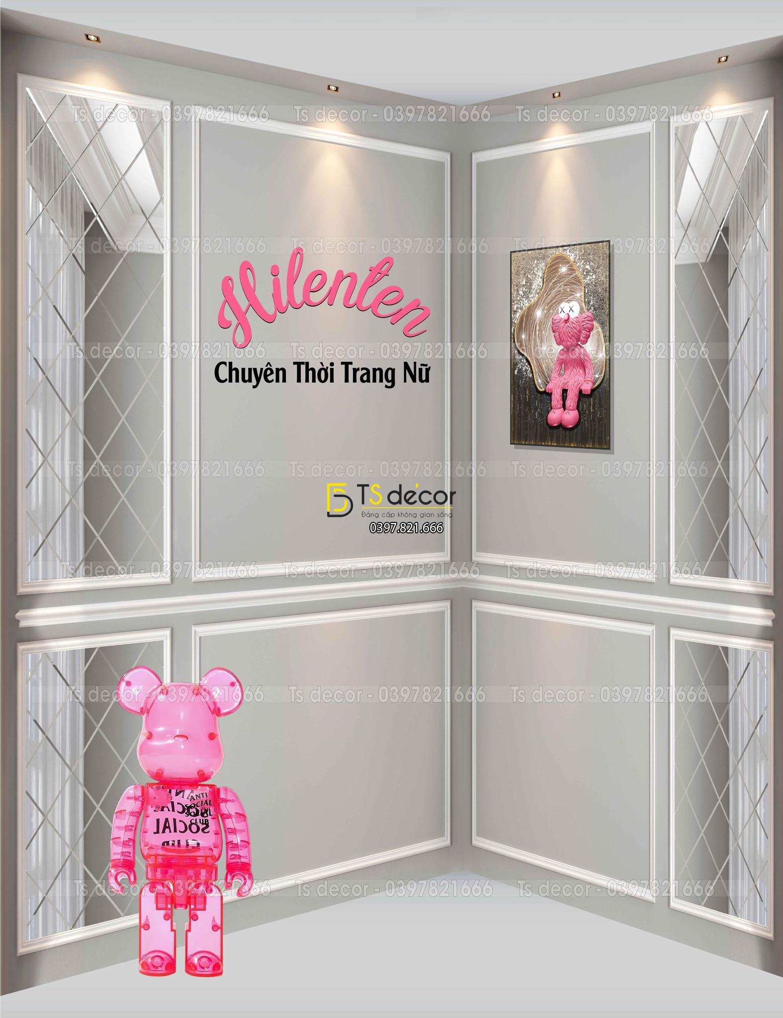 Phông Nền Livestream Chụp Ảnh Giả Góc Hiện Đại 3D 5D Mã G16