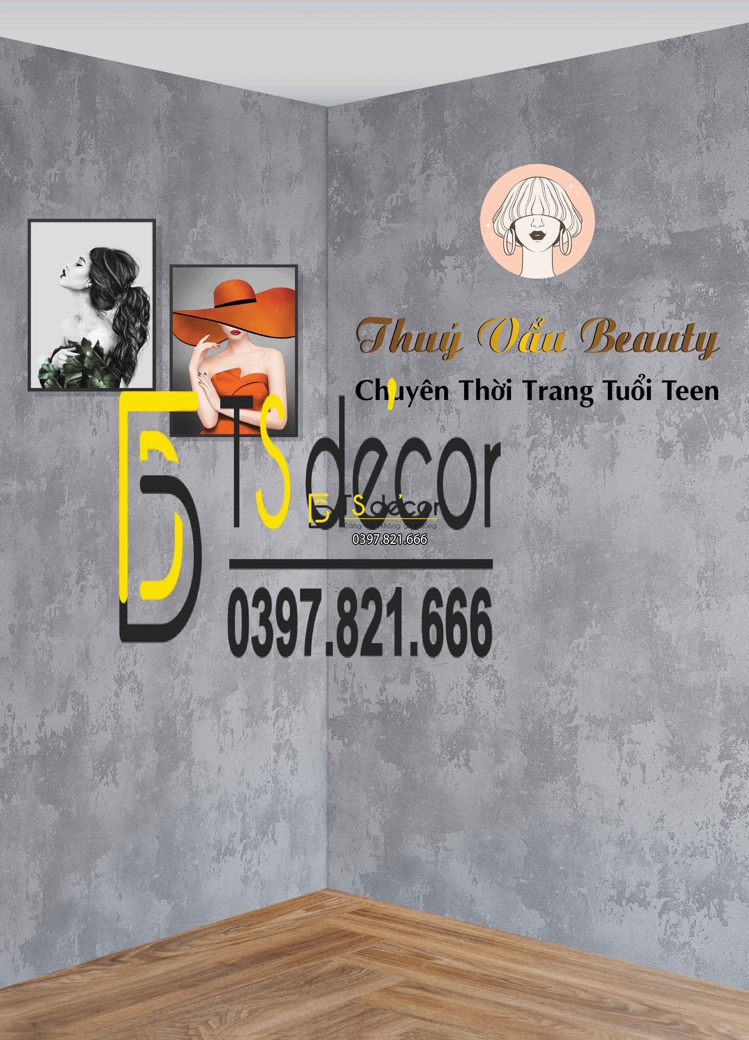 Phông Nền Livestream Chụp Ảnh Giả Góc Hiện Đại 3D 5D Mã G29A