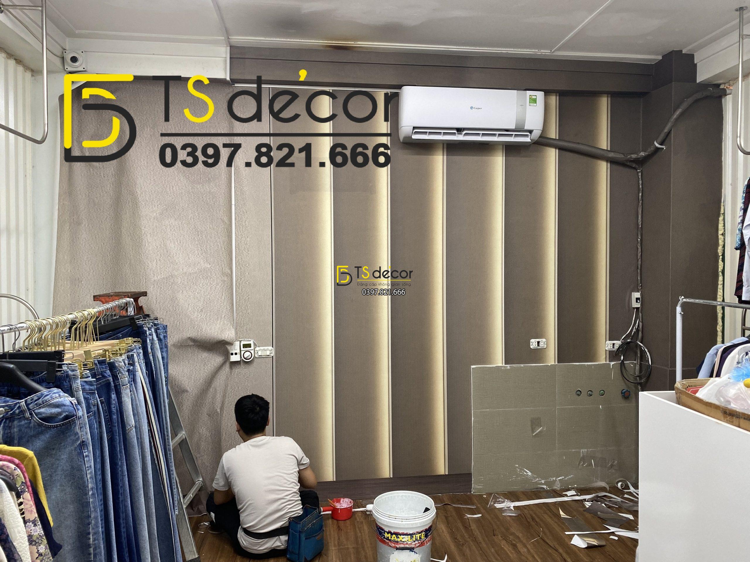 Phông Nền Livestream Chụp Ảnh Decor Trang Trí Tường Hiện Đại 3D 5D Mã P517C