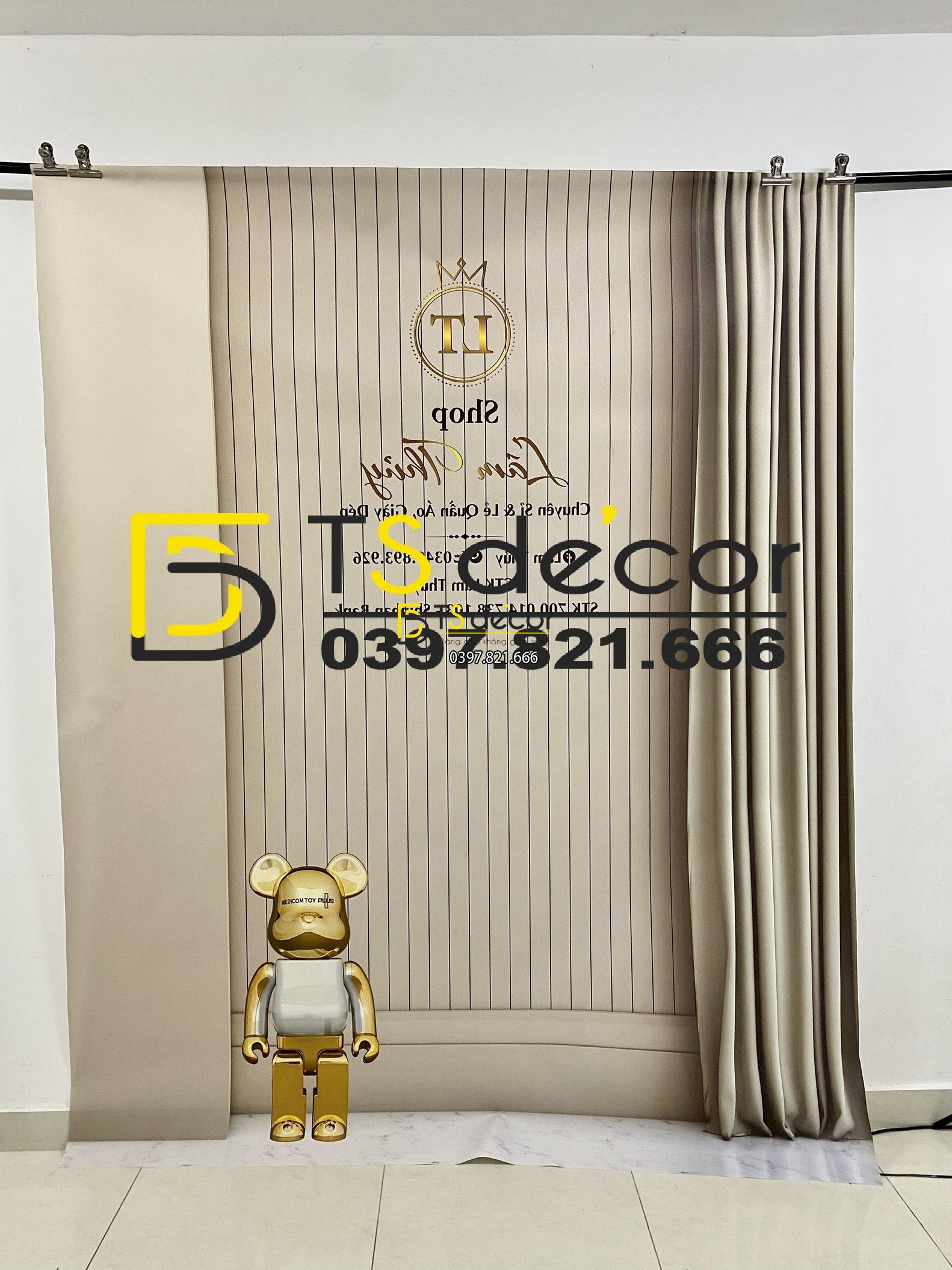 Phông Nền Livestream Chụp Ảnh Decor Trang Trí Tường Hiện Đại 3D 5D Mã P506