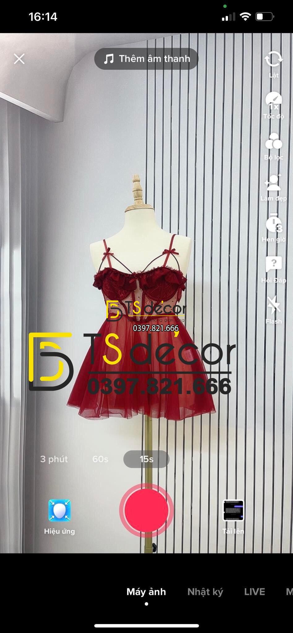 Phông Nền Livestream Chụp Ảnh Decor Trang Trí Tường Hiện Đại 3D 5D Mã P517A